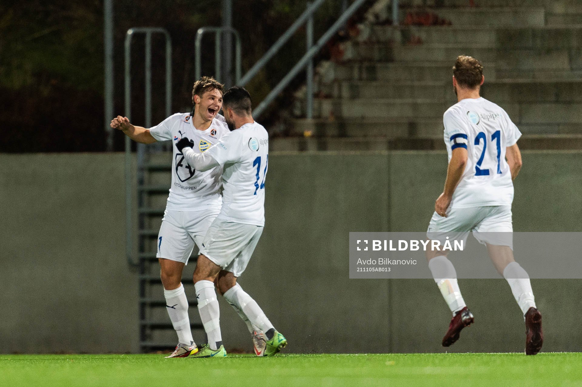 IFK Malmös Emil Jönsson, Granit Stagova och Martin