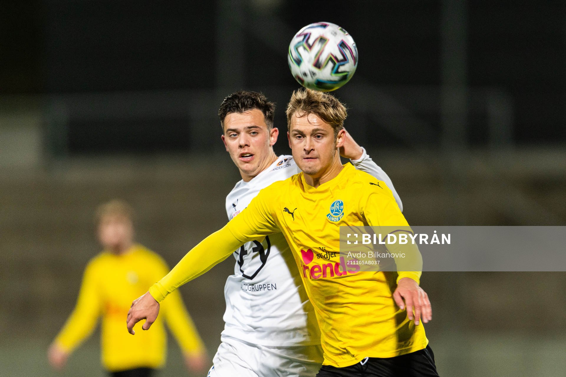 Lunds Noel Hansson och IFK Malmös Emil Johansson