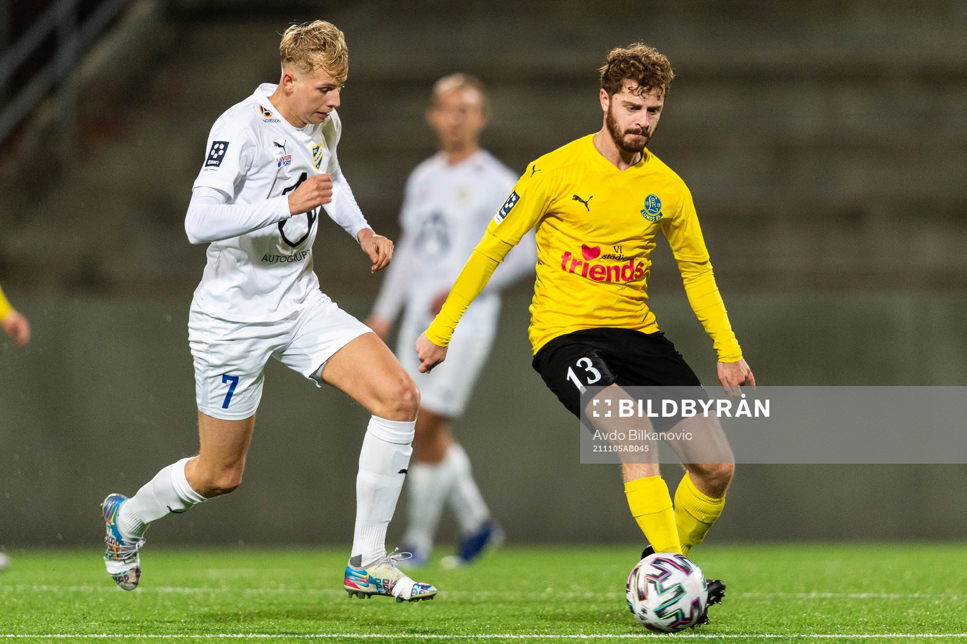 Lunds Rebin Asaad och IFK Malmös Jakob Andersson