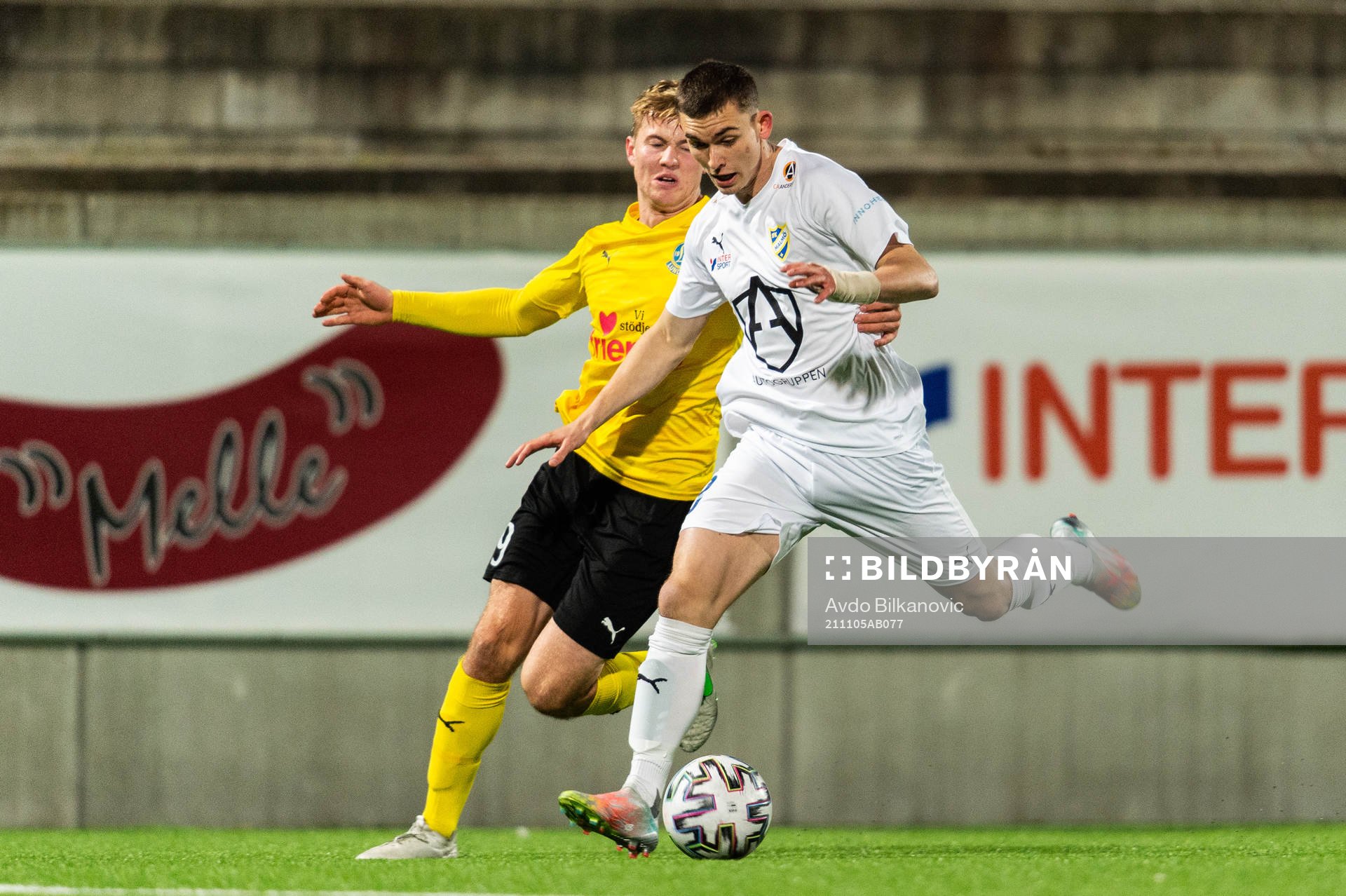 Lunds Jesper Strid och IFK Malmös Elliot Lindquist Nilsson