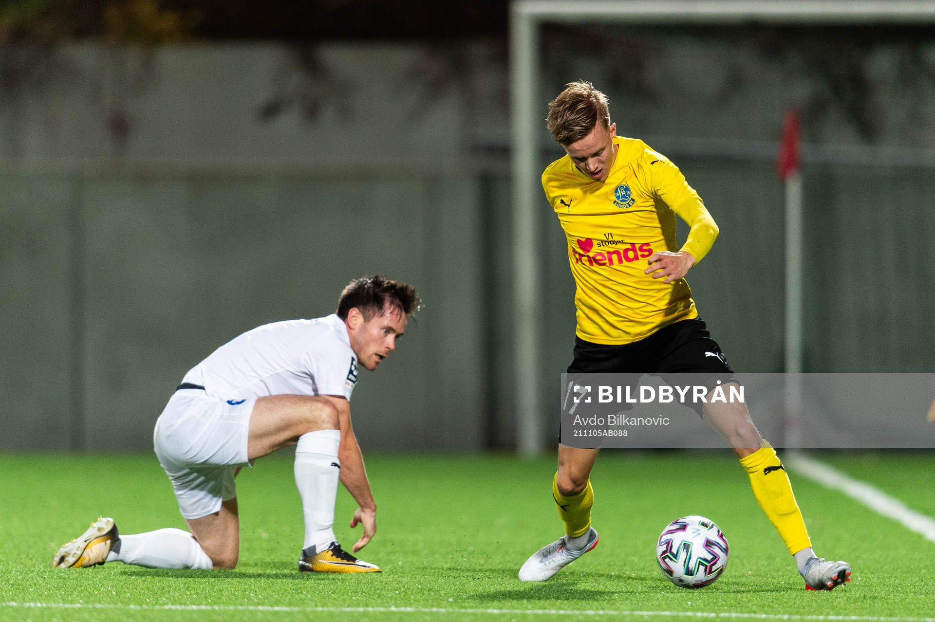 Lunds Casper Burehed och IFK Malmös André Strandberg