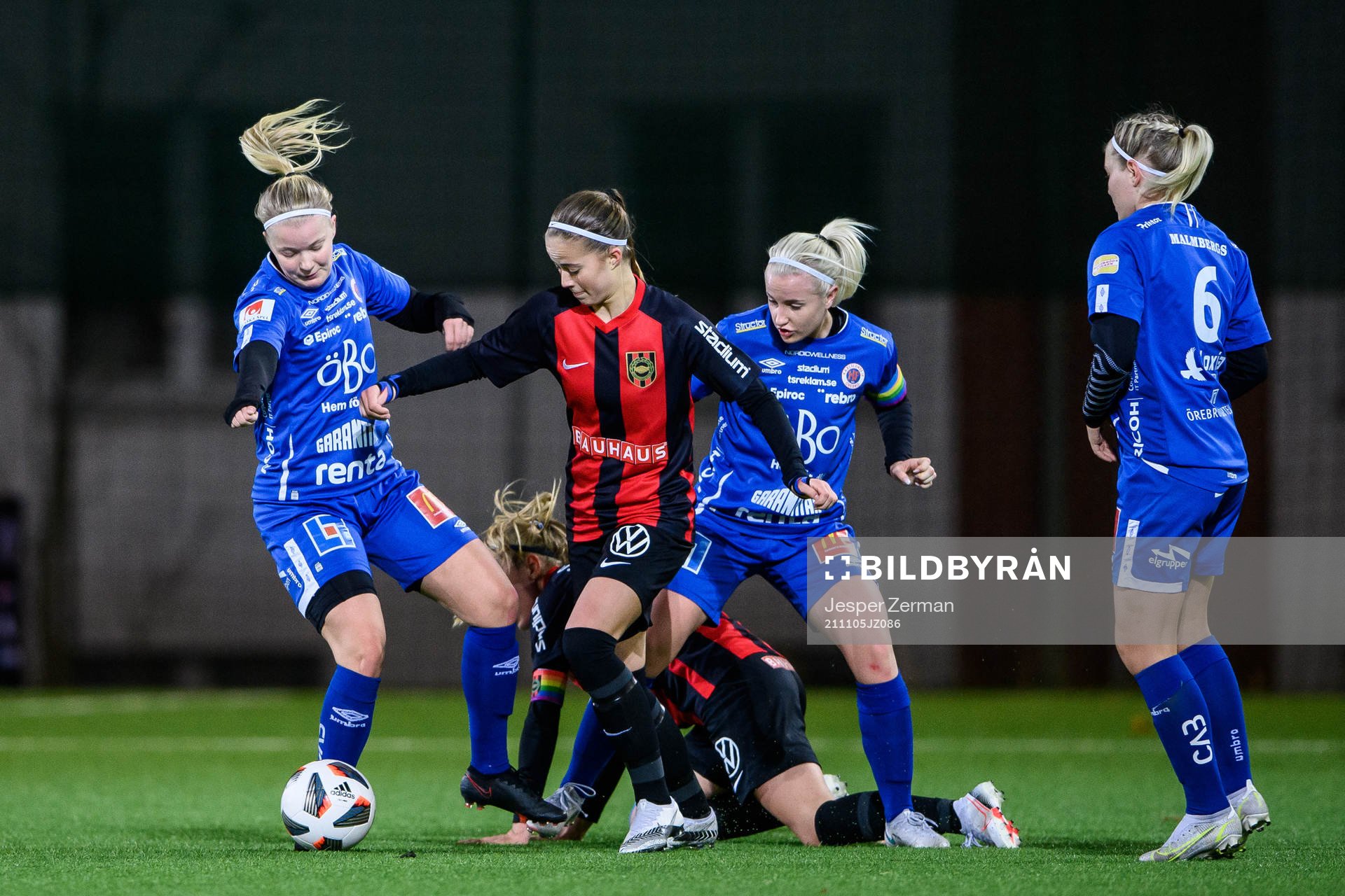 Örebros Rebecka Elisabeth Mannström och Clara Heiche mot