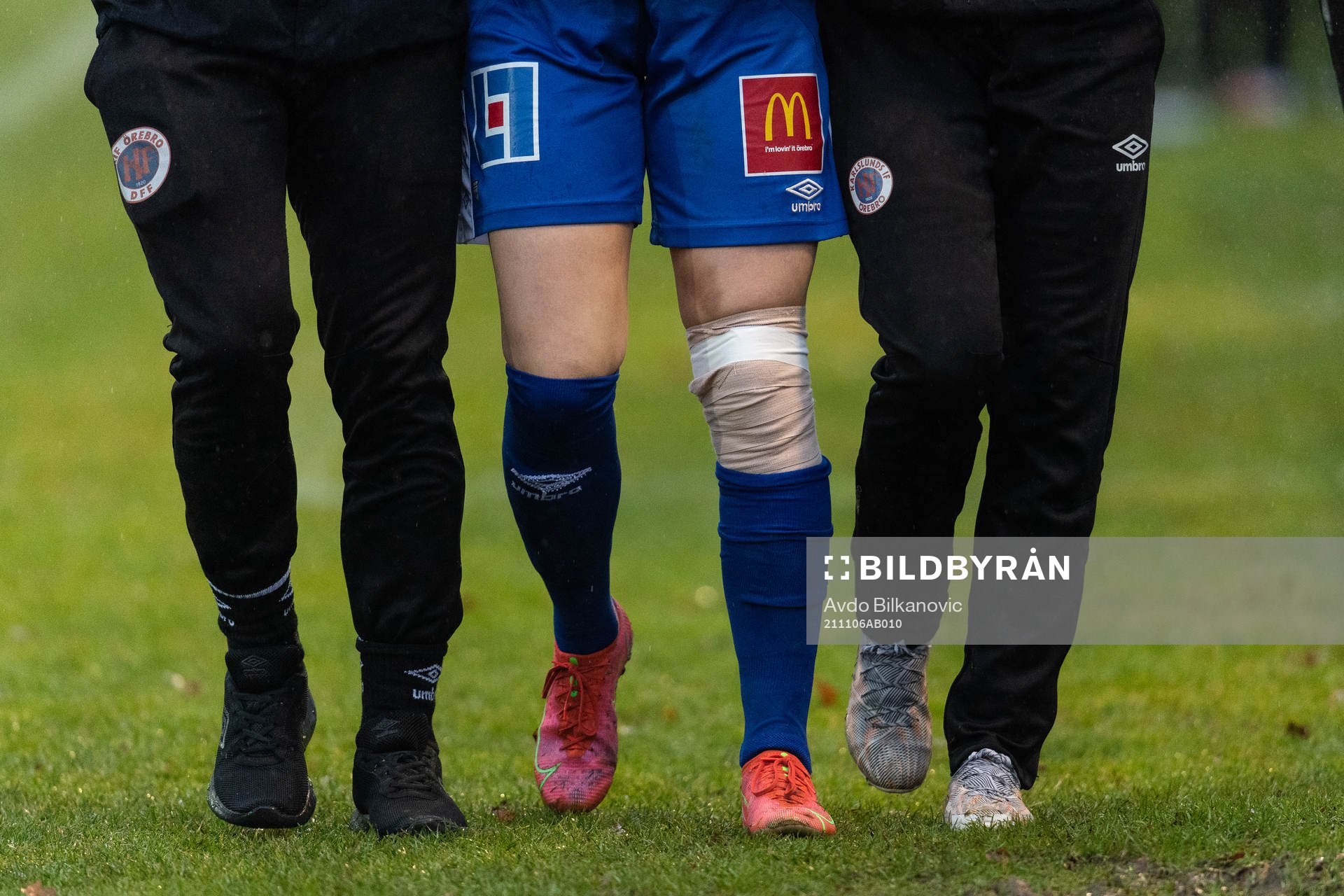 Örebros Berglind Ros Augustdottir skada