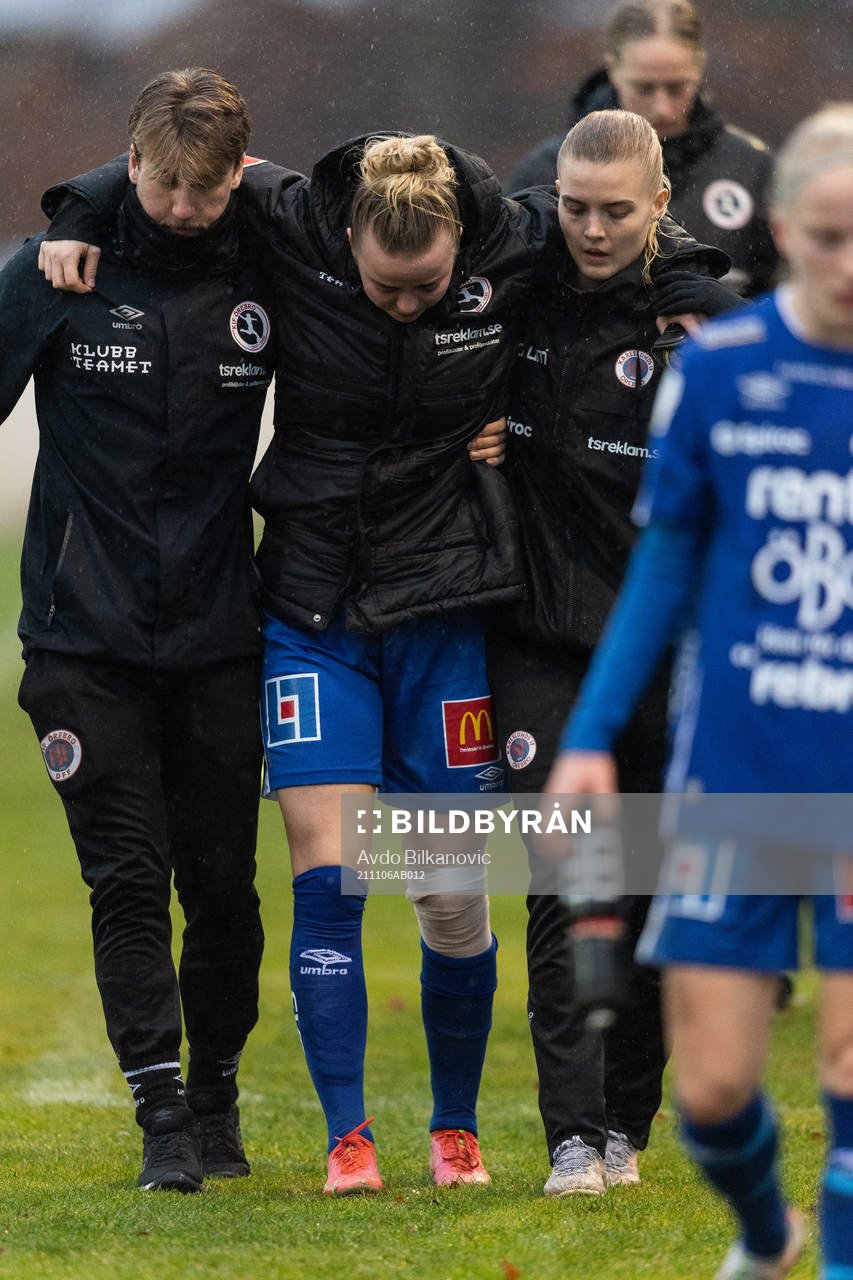 Örebros Berglind Ros Augustdottir skada