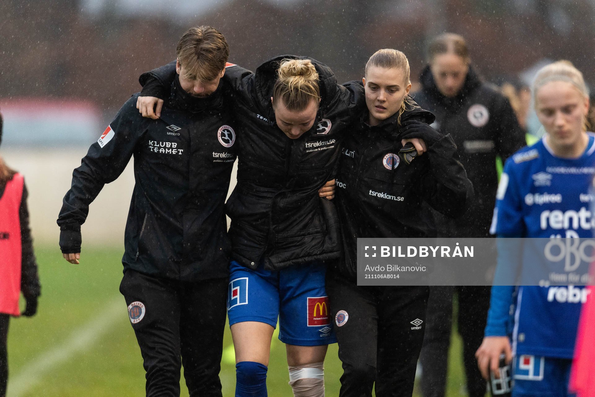 Örebros Berglind Ros Augustdottir skada