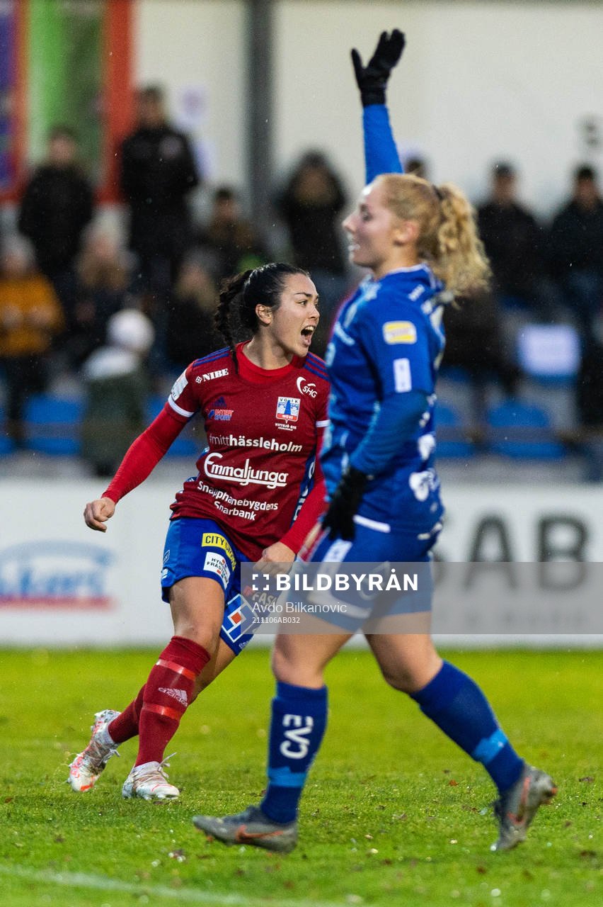 Vittsjös Vittsjös Michelle De Jongh jublar medan Örebros