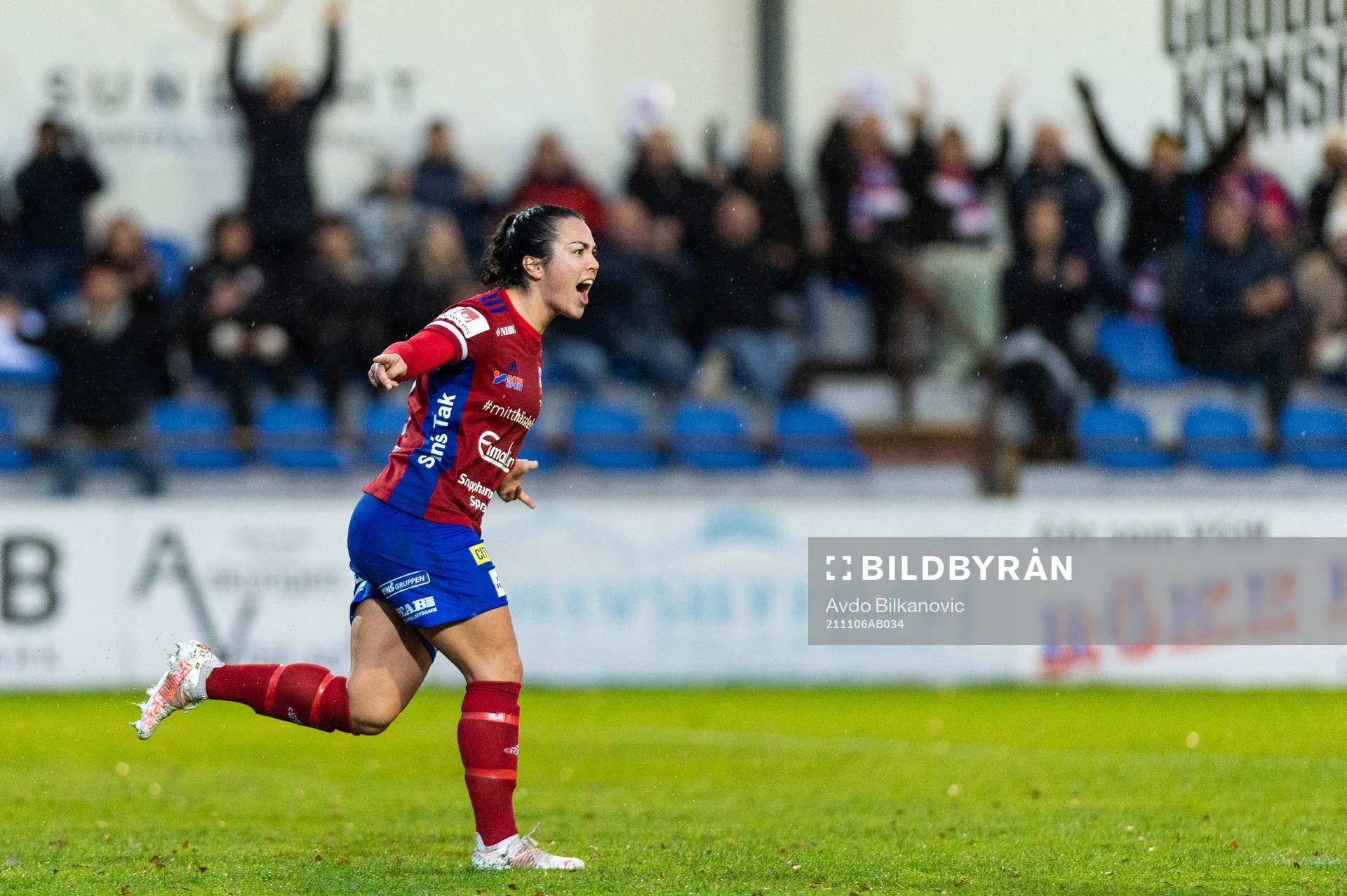 Vittsjös Michelle De Jongh jublar