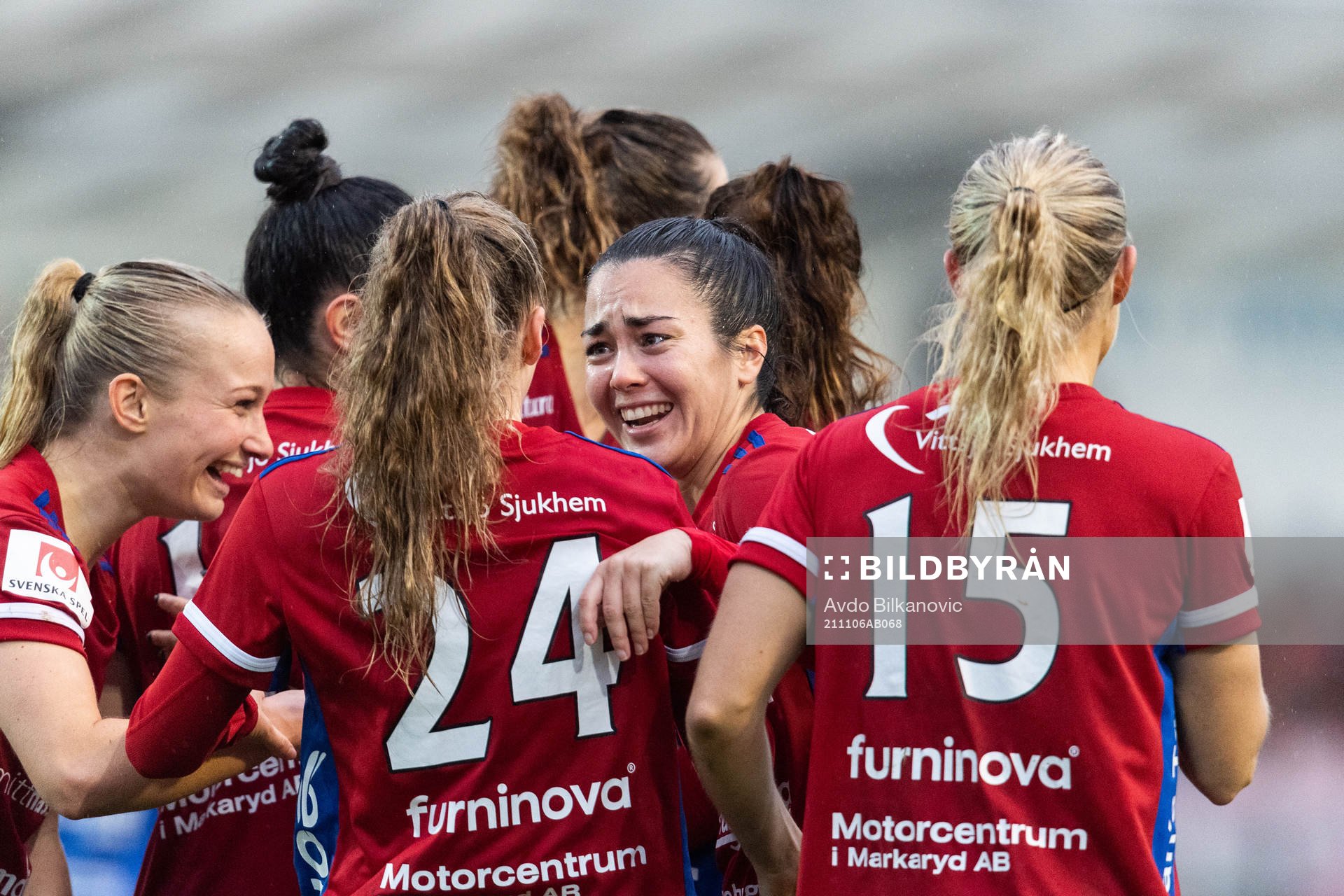 Vittsjös Michelle De Jongh jublar