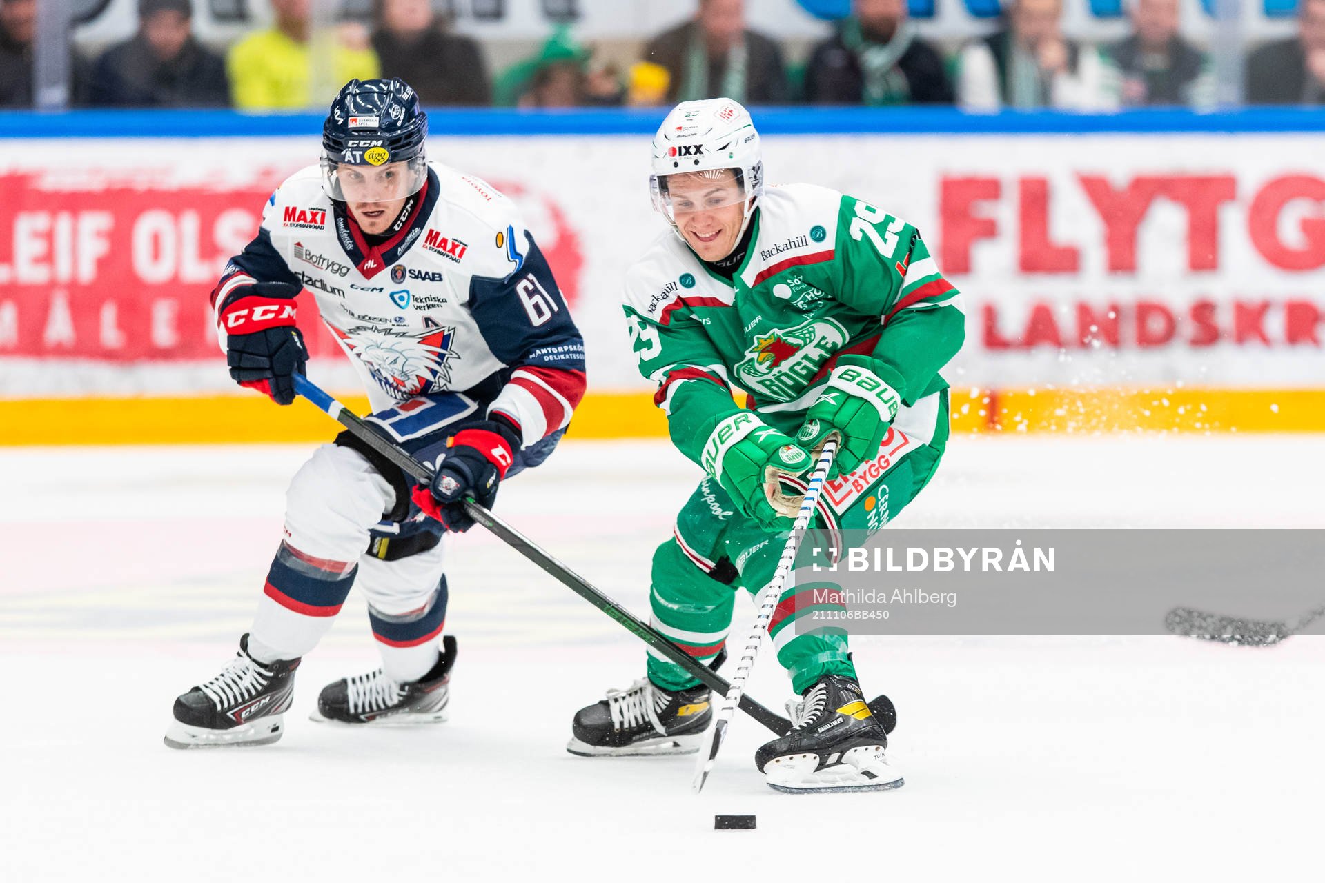Linköpings Markus Ljungh och Rögles Anton Bengtsson