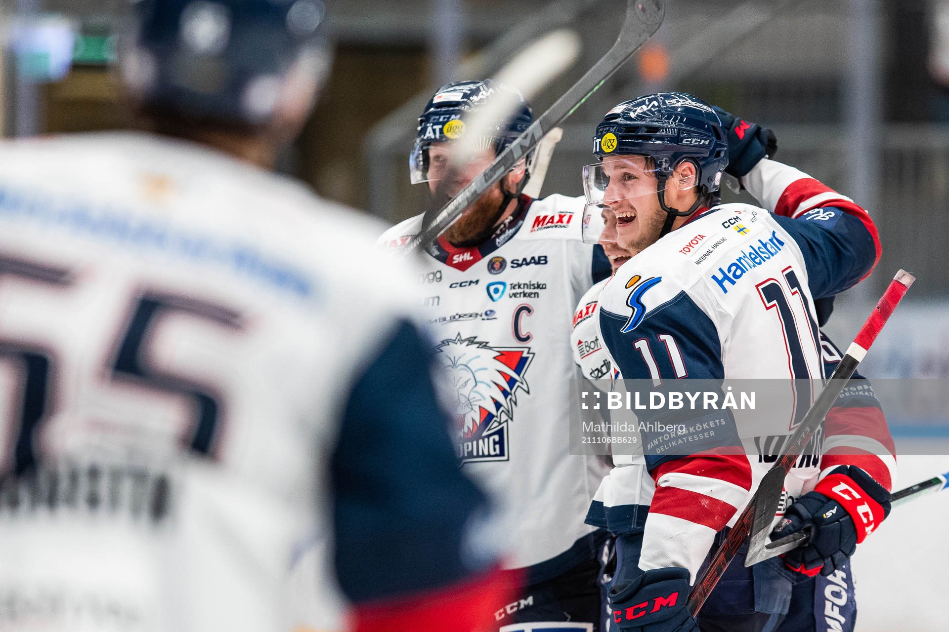 Linköpings Henrik Törnqvist jublar