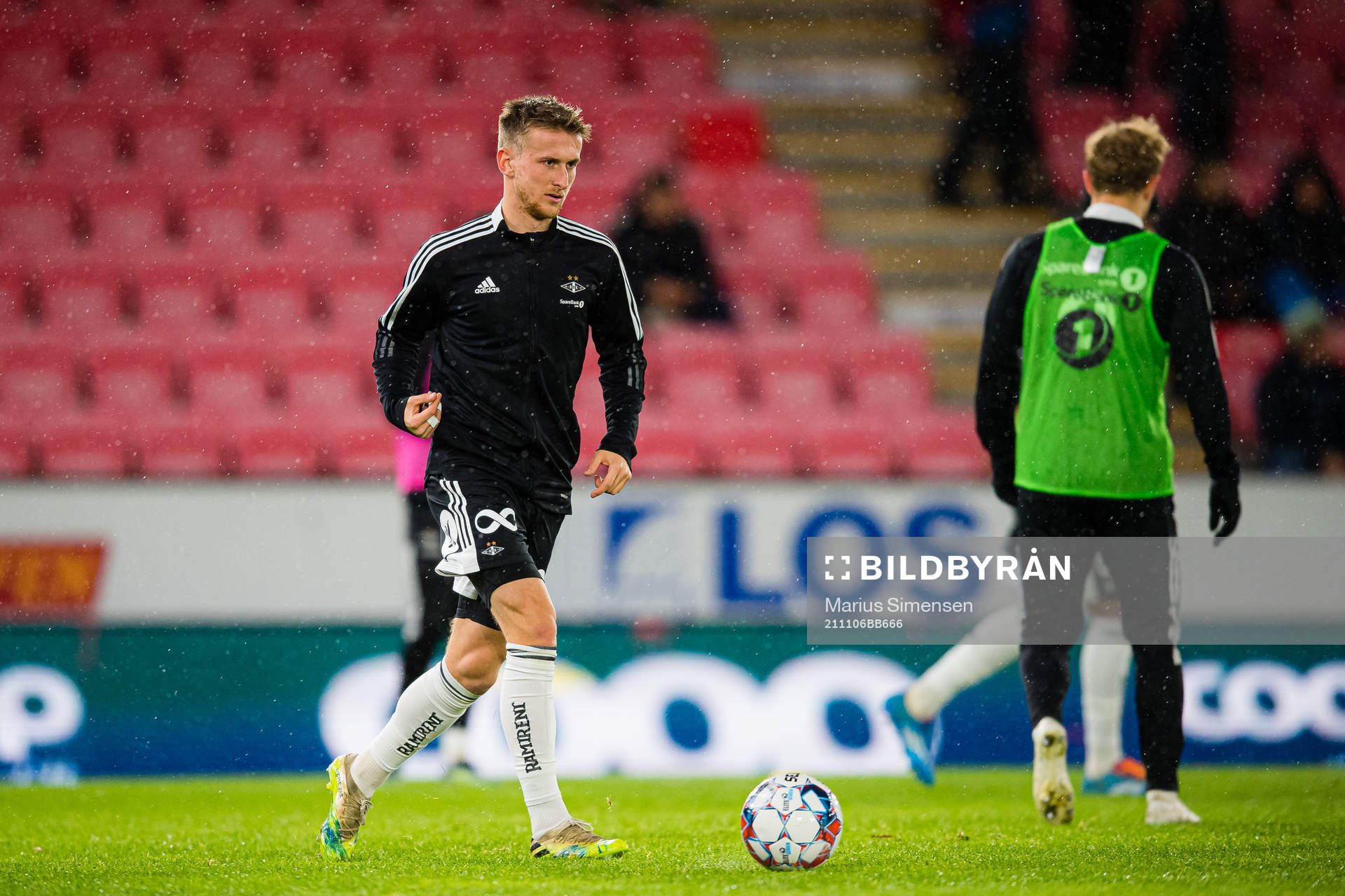 Erlend Dahl Reitan of Rosenborg warms up