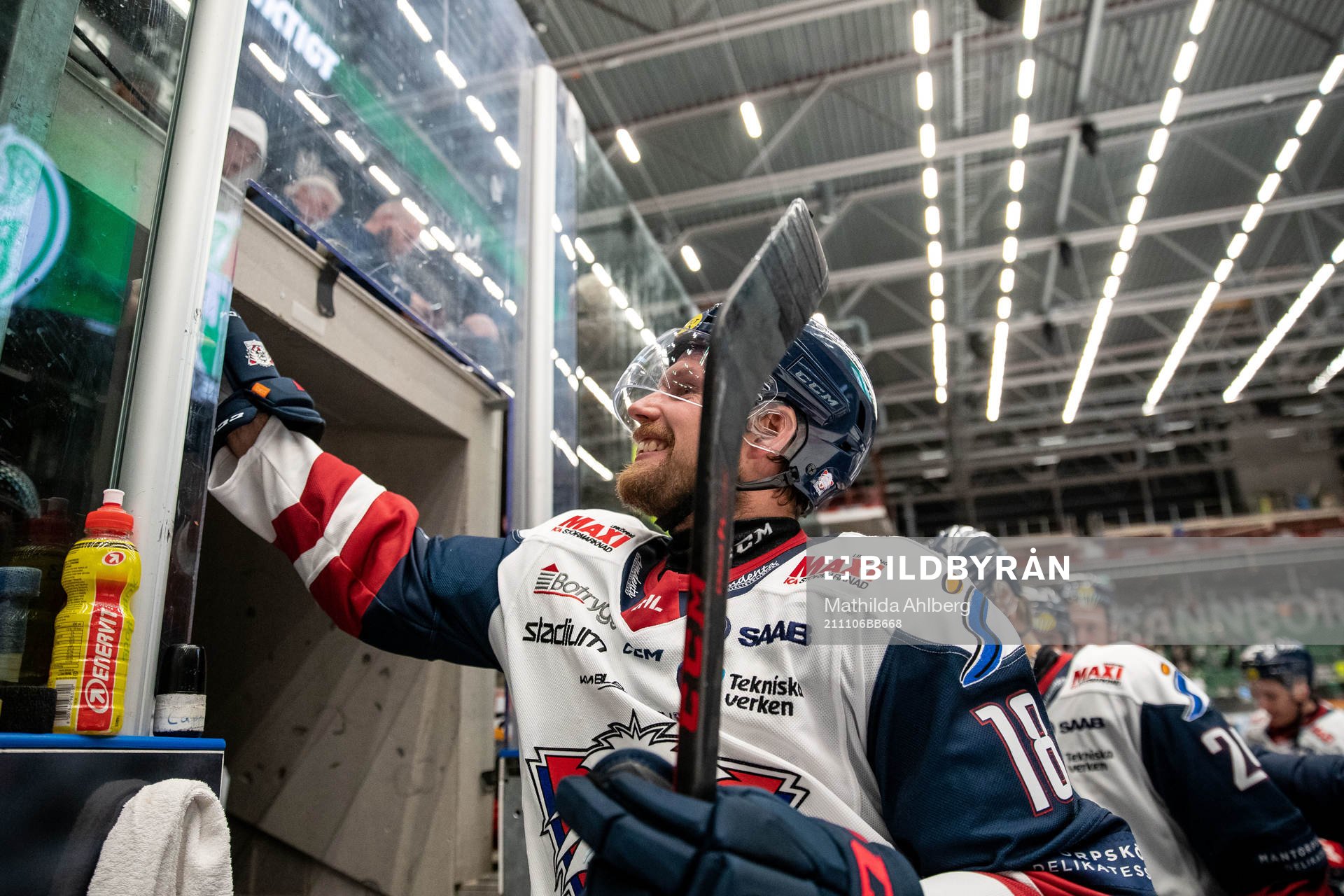 Linköpings Alexander Johansson jublar