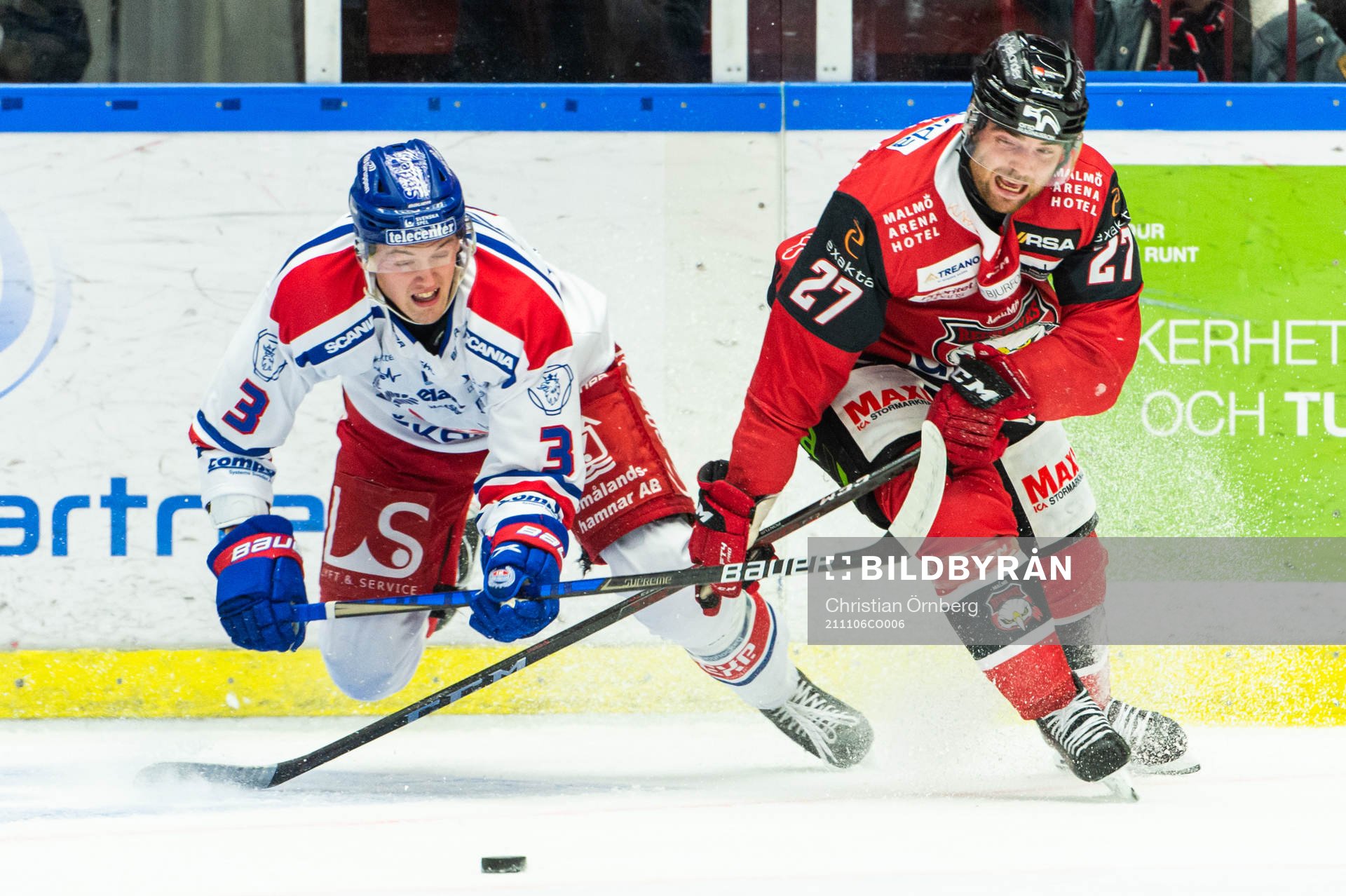 Oskarshamns Wiliam Worge Kreü och Malmö Redhawks Ponthus