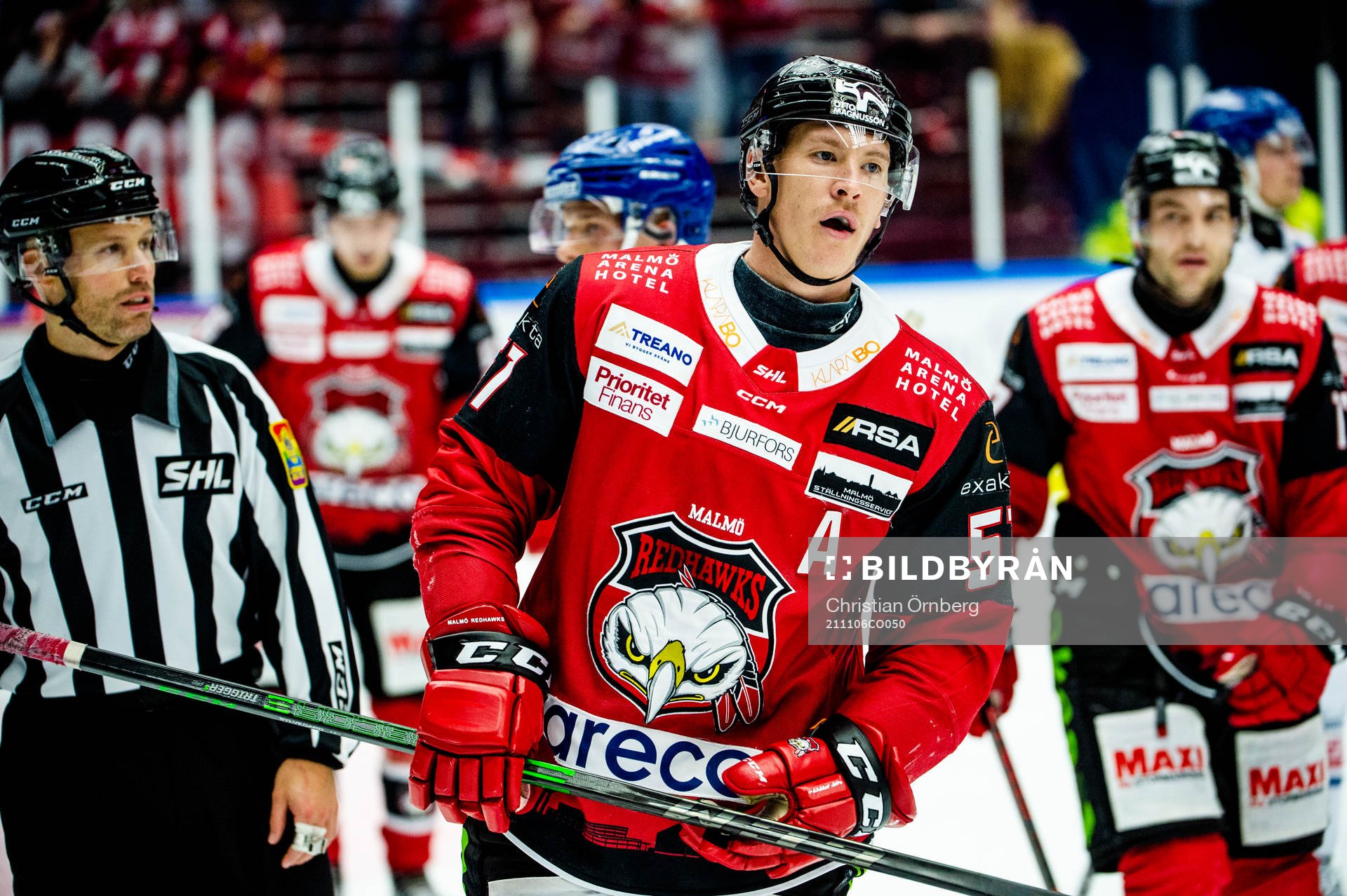 Malmö Redhawks Emil Sylvegård deppar