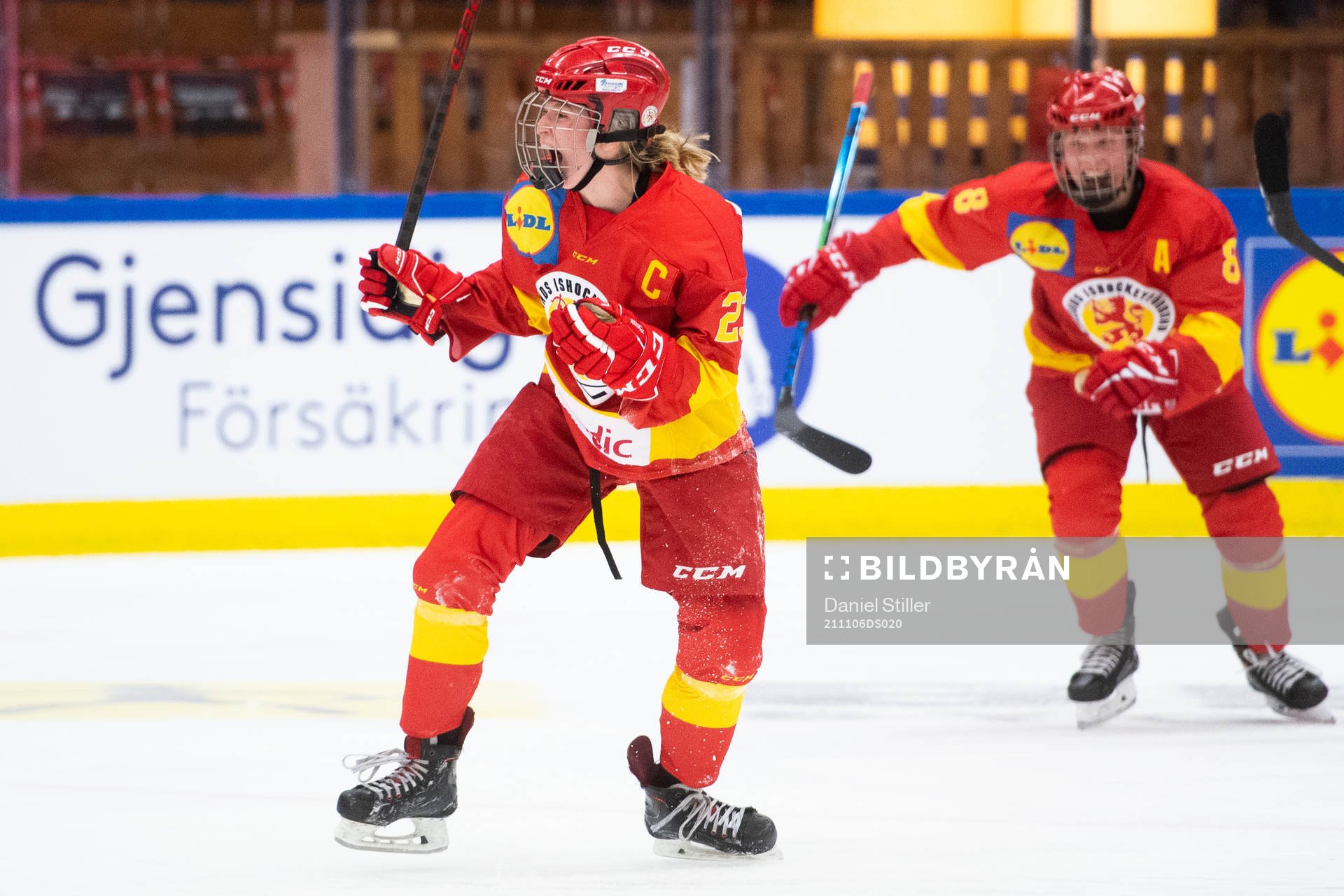 Smålands Hilda Svensson jublar
