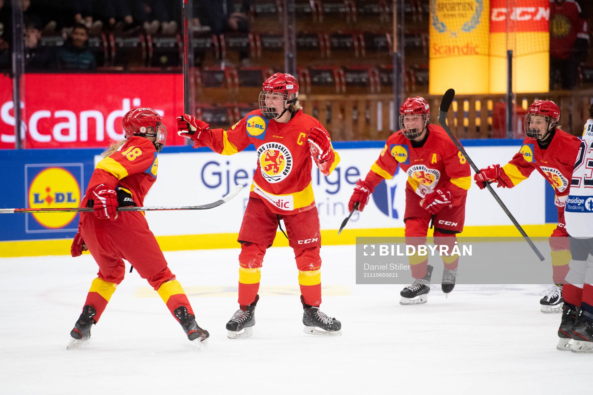 Smålands Hilda Svensson jublar