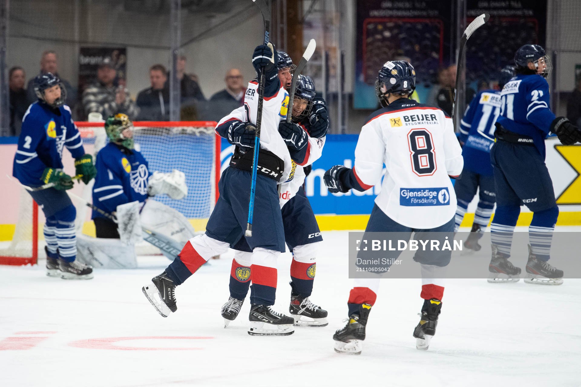 Stockholms Joakim Engholm och Viggo Nordlund jublar