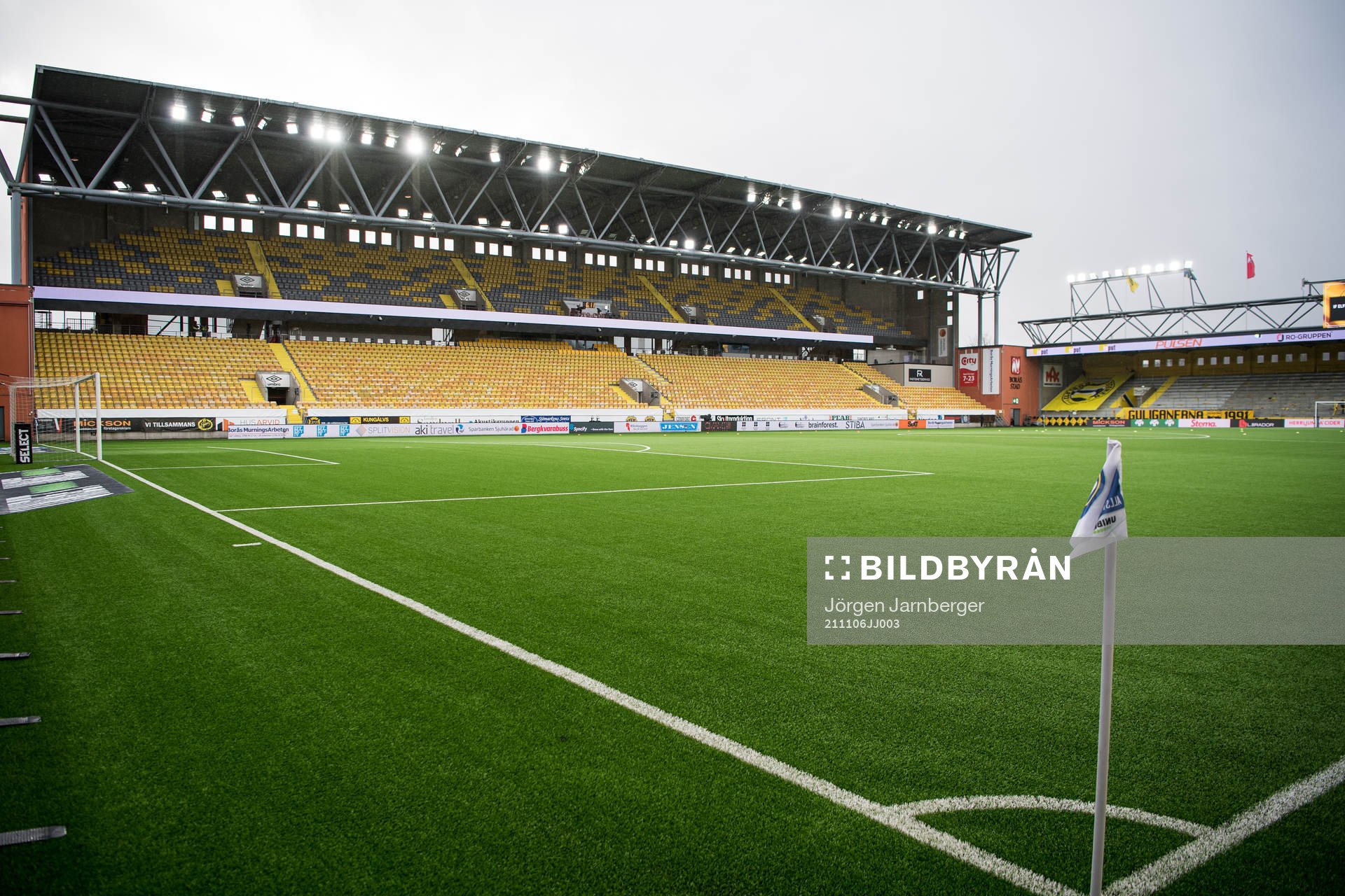 Borås arena och södra läktaren
