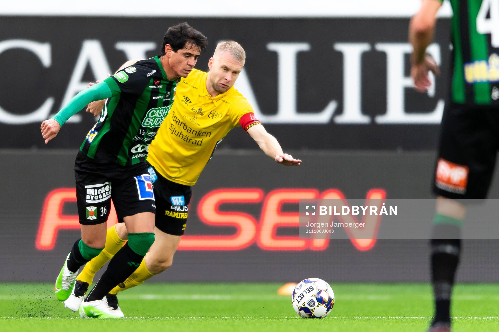 Varbergs Jean Carlos De Brito och Elfsborgs Johan Larsson