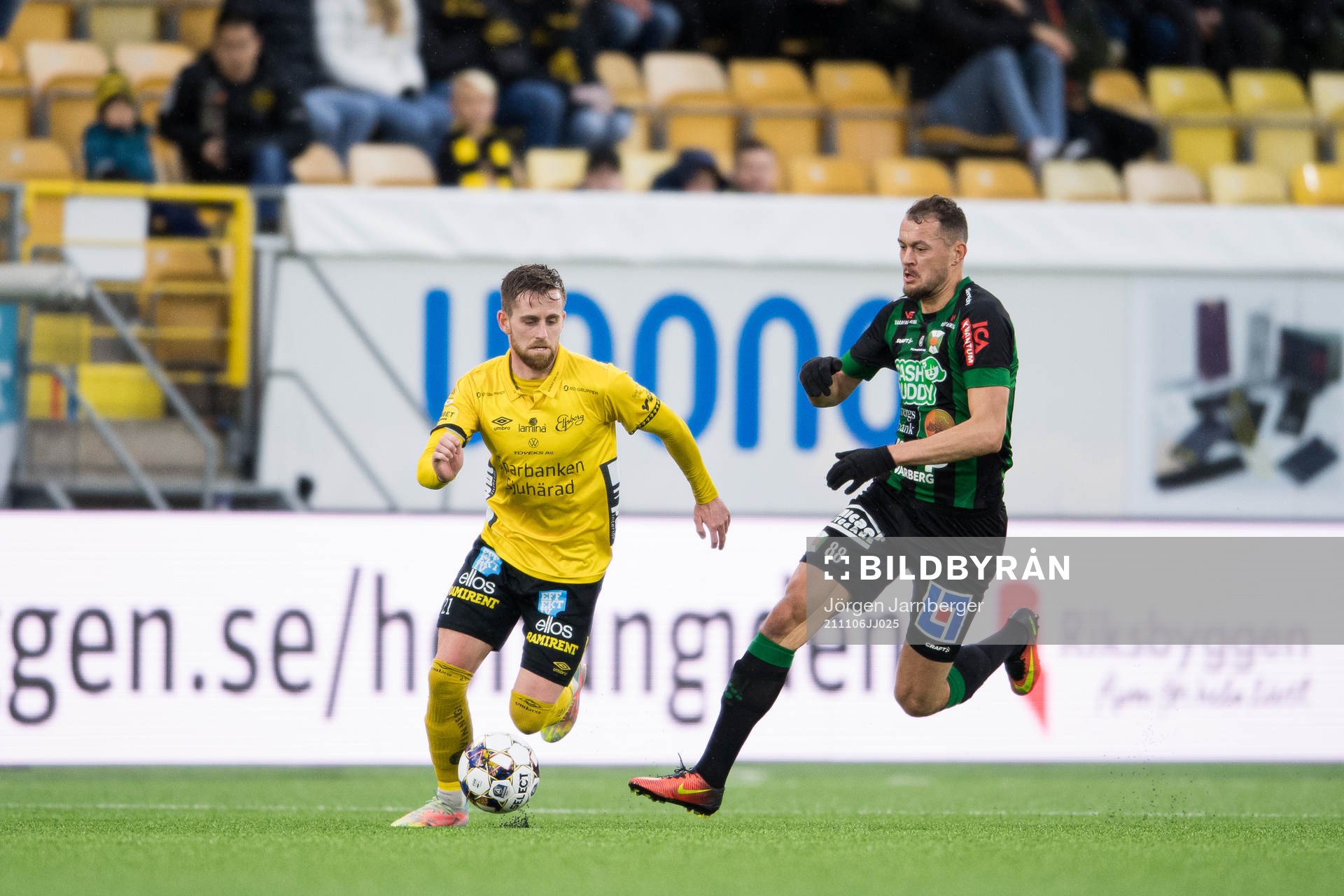 Elfsborgs Rasmus Alm och Varbergs Albert Ejupi