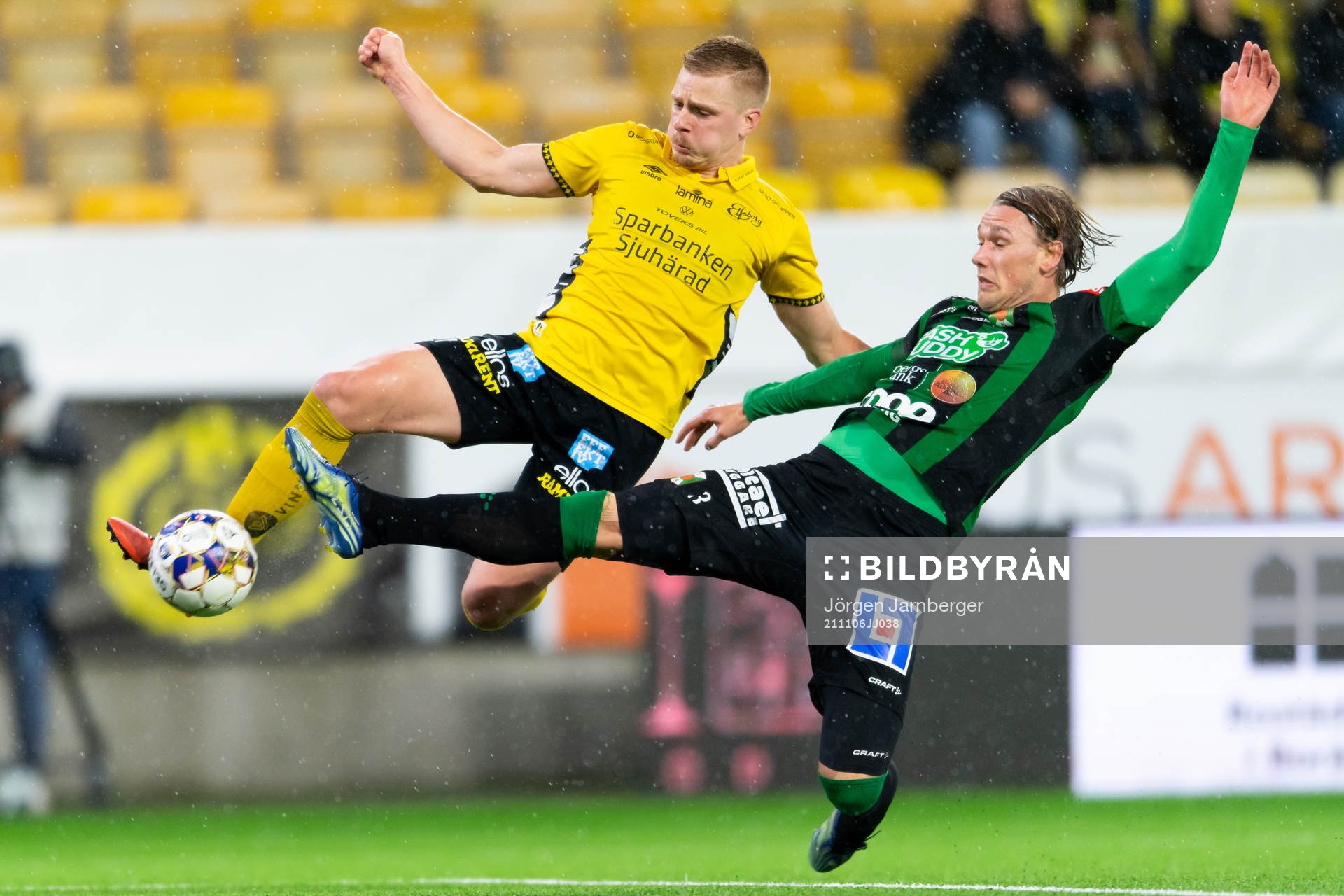 Elfsborgs Per Frick och Varbergs Hampus Zachrisson