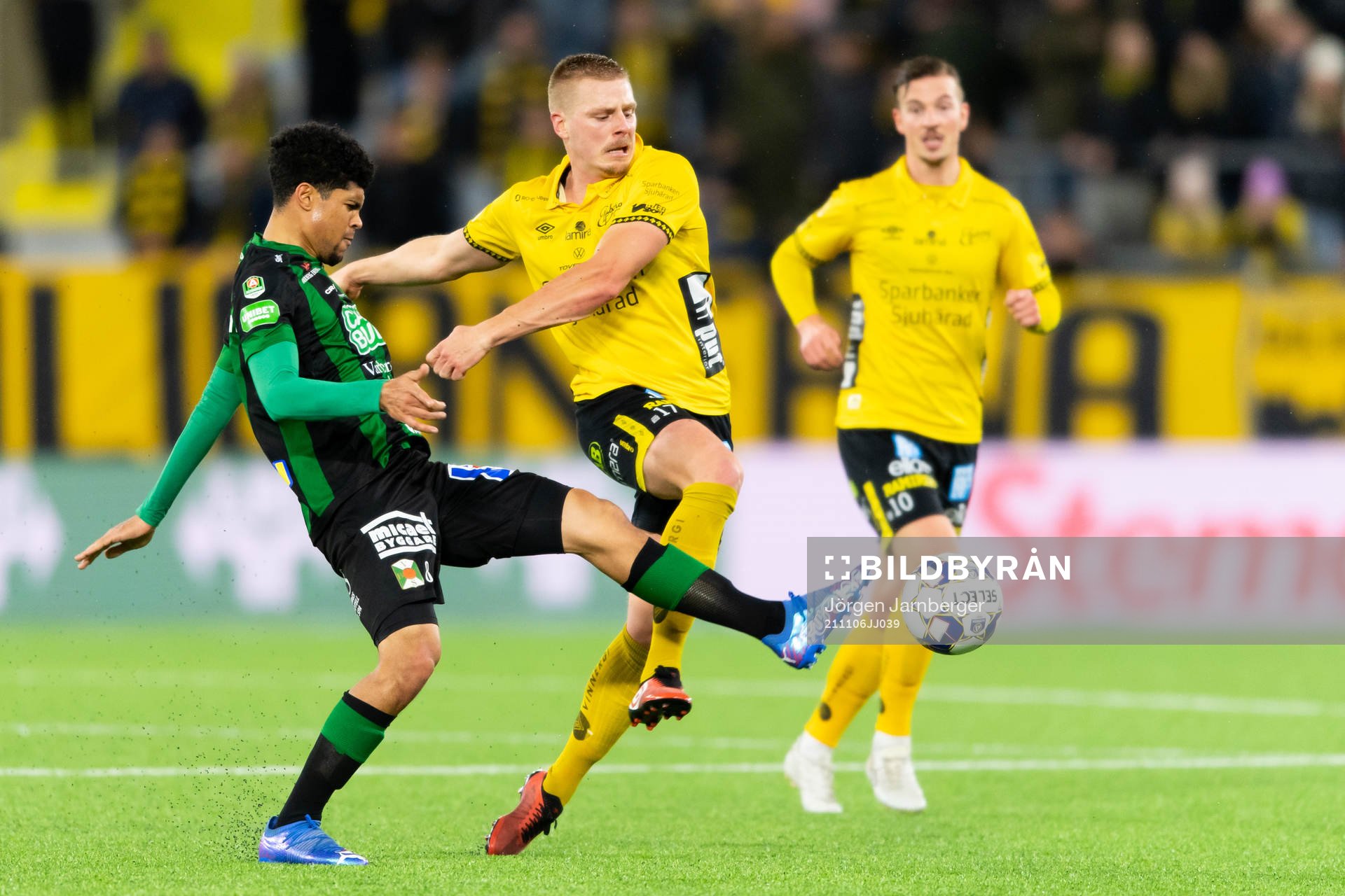 Varbergs Luke le Roux och Elfsborgs Per Frick