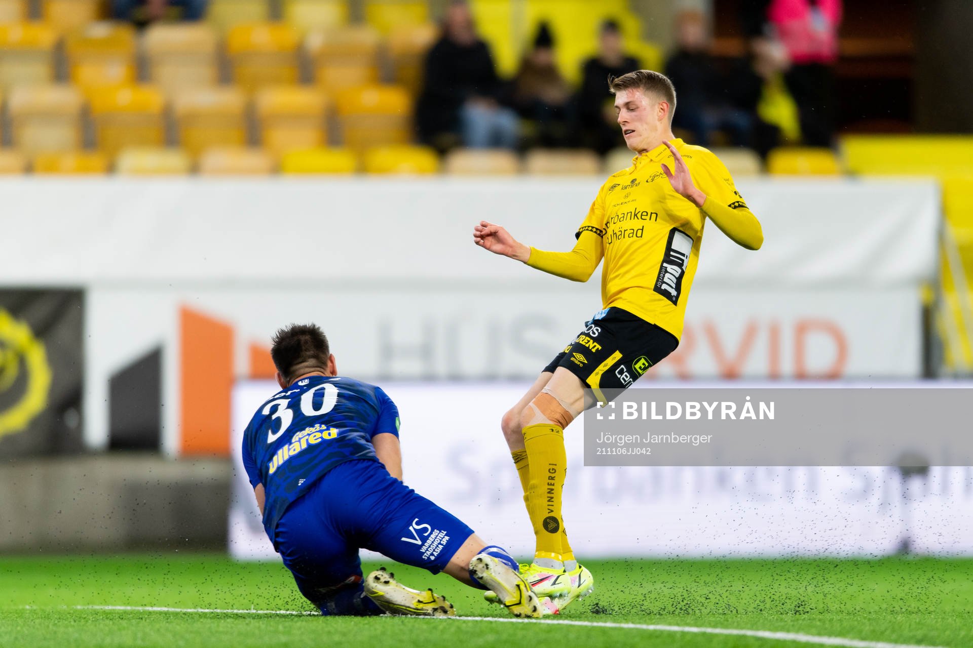 Varbergs målvakt Stojan Lukic och Elfsborgs Alexander