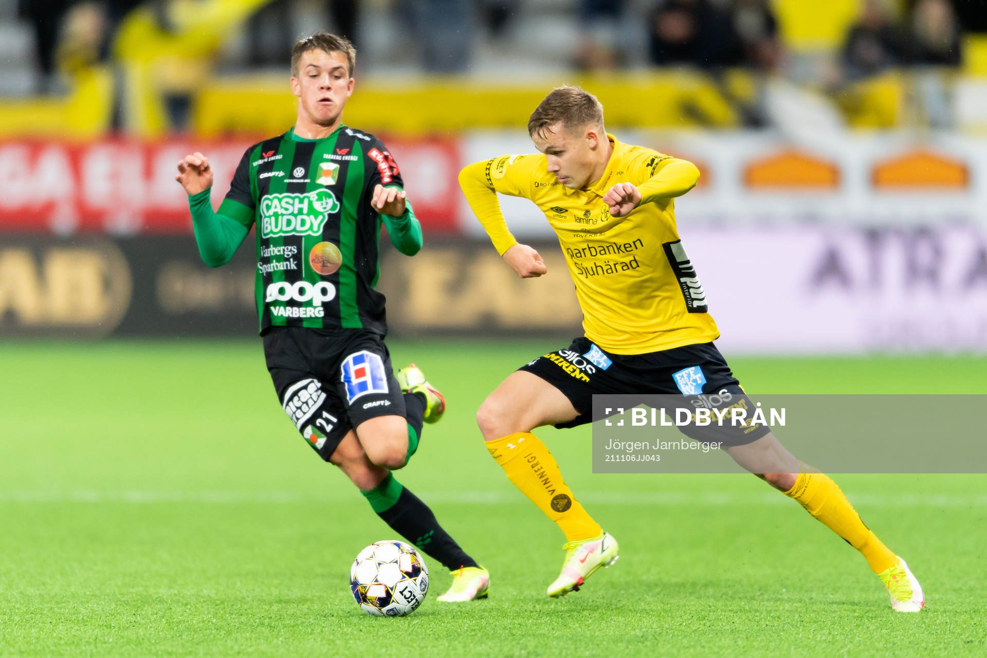 Varbergs Victor Karlsson och Elfsborgs Jacob Ondrejka