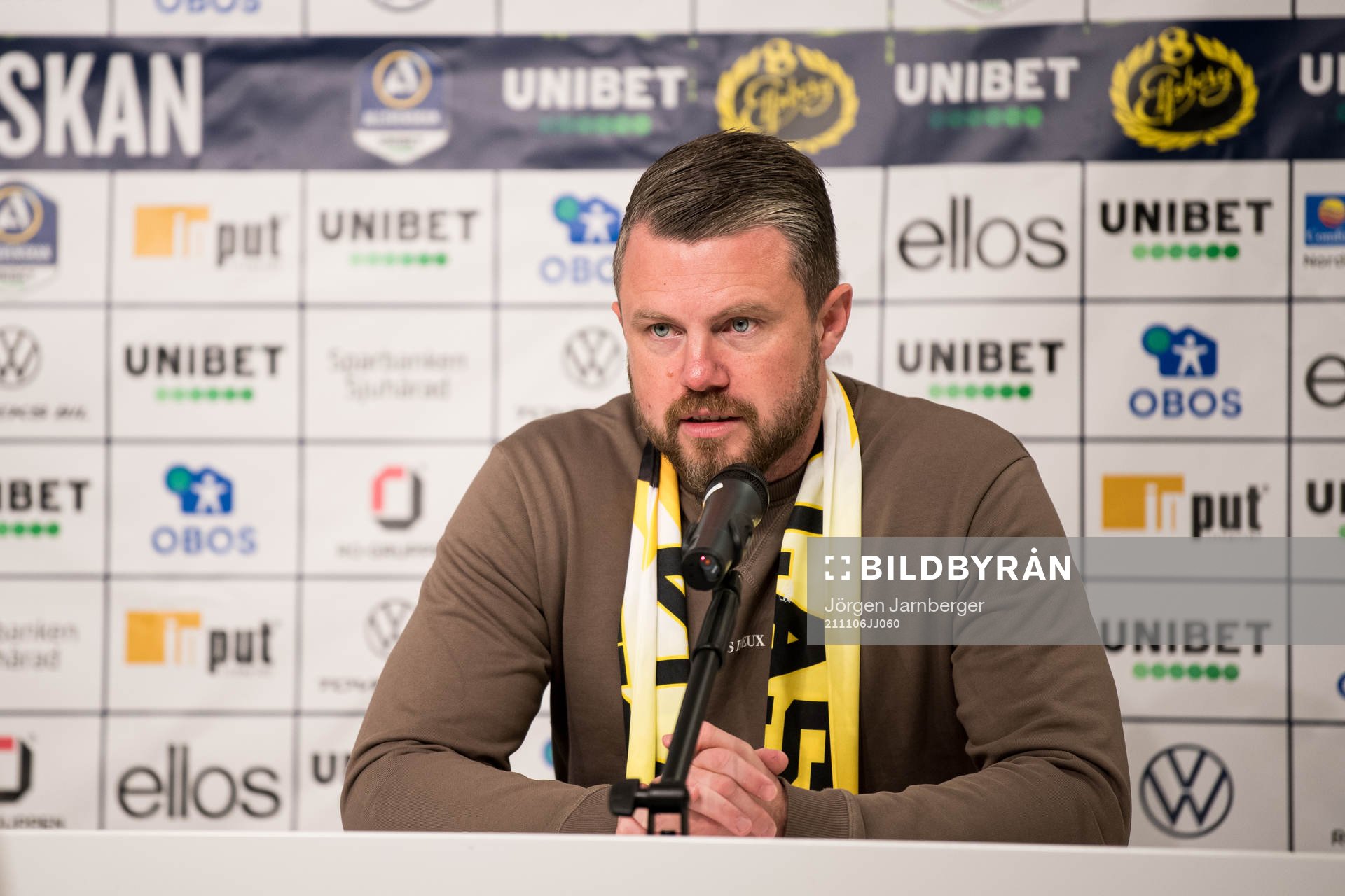 Elfsborgs manager Jimmy Thelin