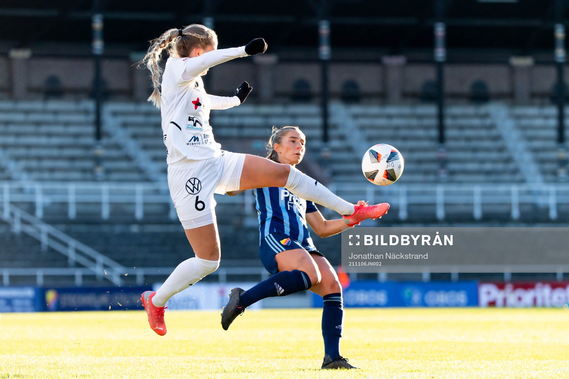 Rosengårds Ria Noora Minerva Öling och Djurgårdens Tilde