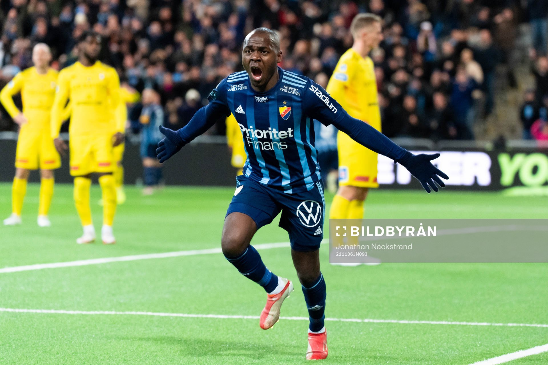 under fotbollsmatchen i Allsvenskan mellan Djurgården och