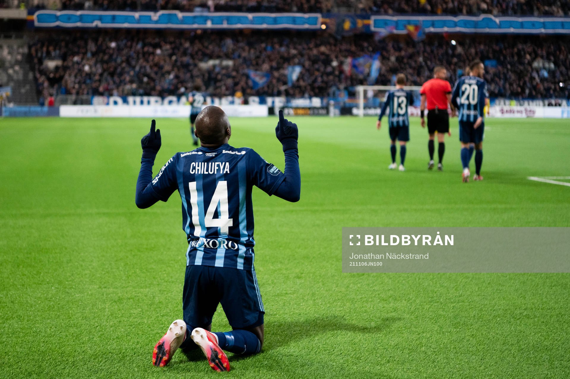 under fotbollsmatchen i Allsvenskan mellan Djurgården och