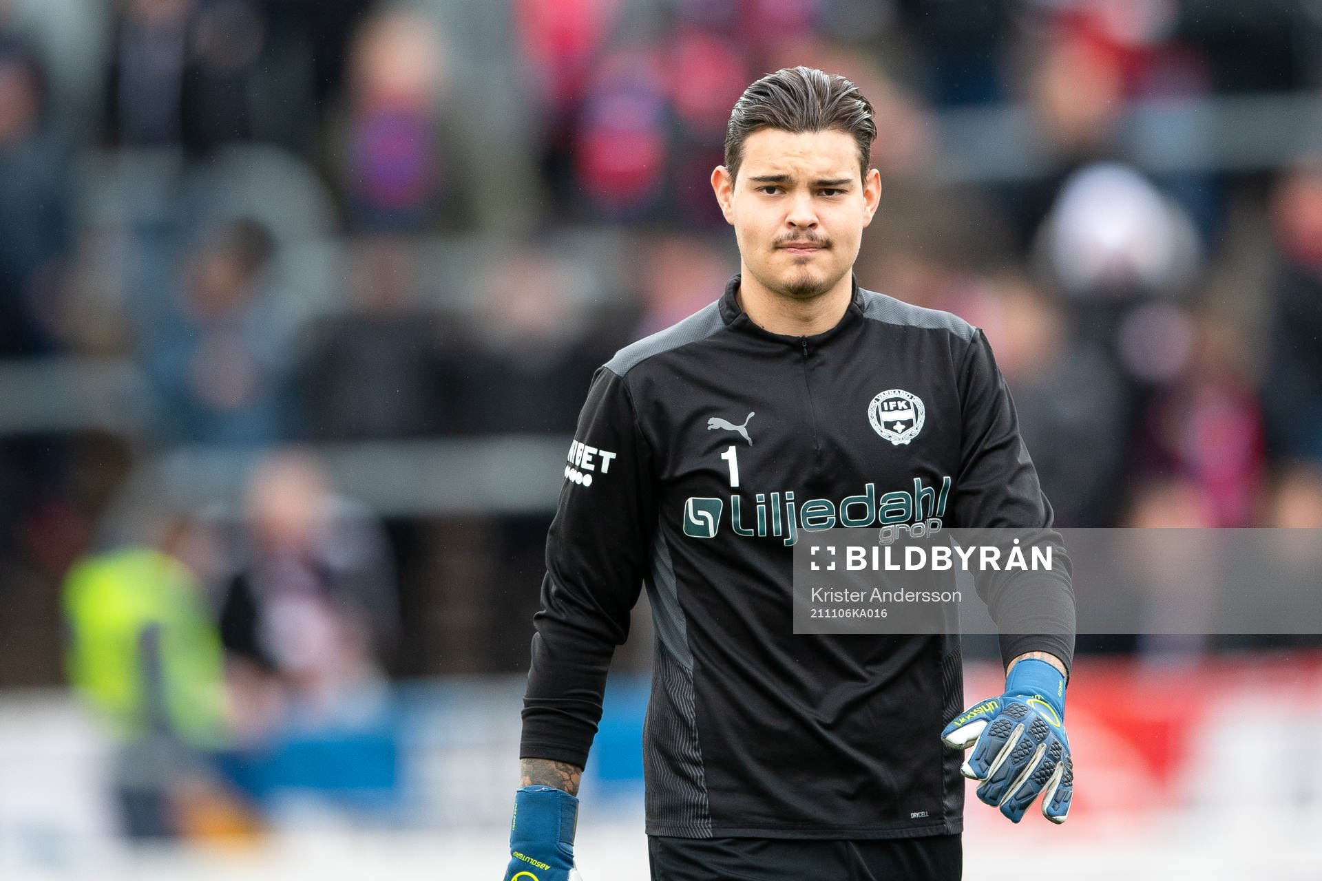 Värnamos målvakt Filip Eriksson