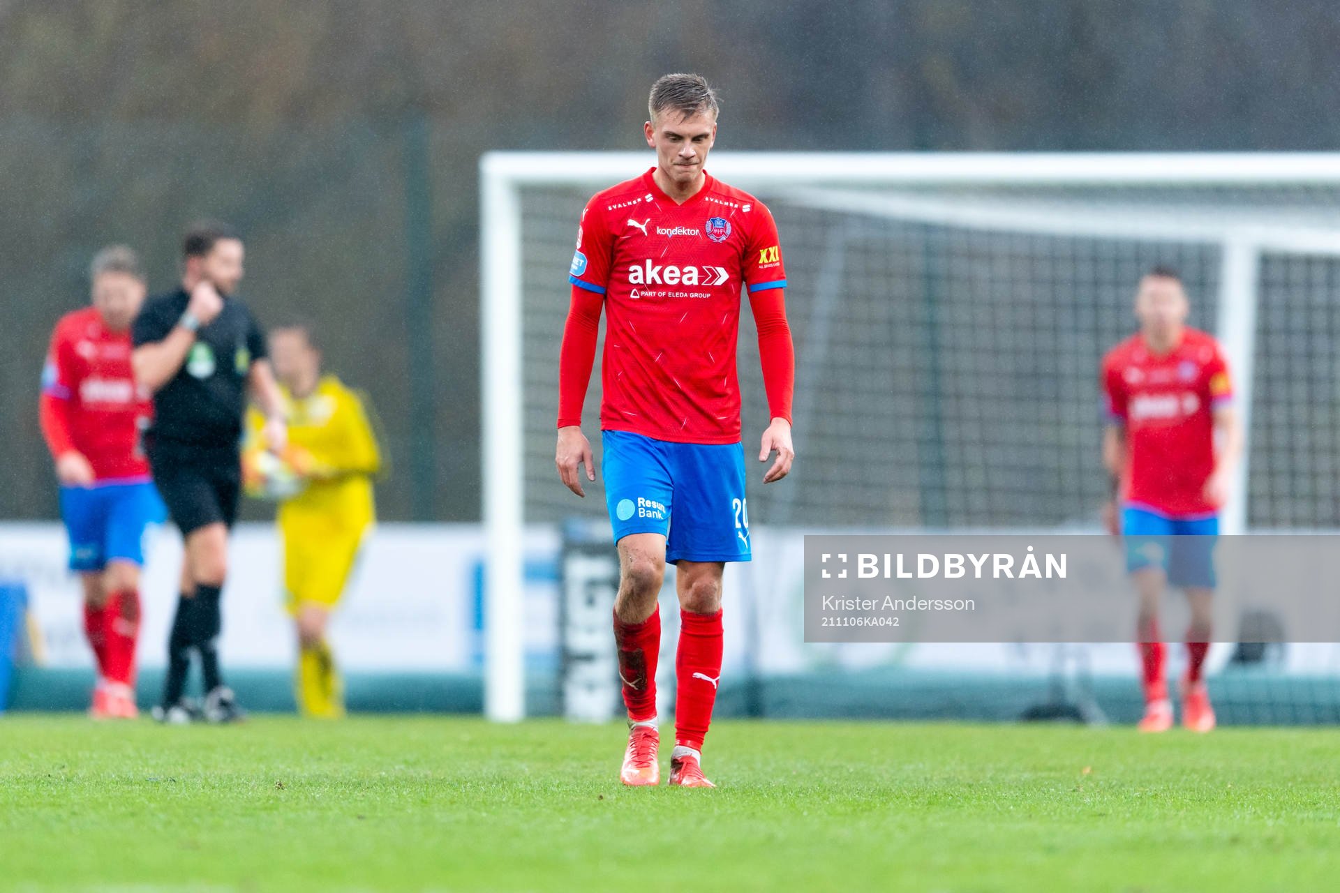 Helsingborgs Dennis Olsson deppar