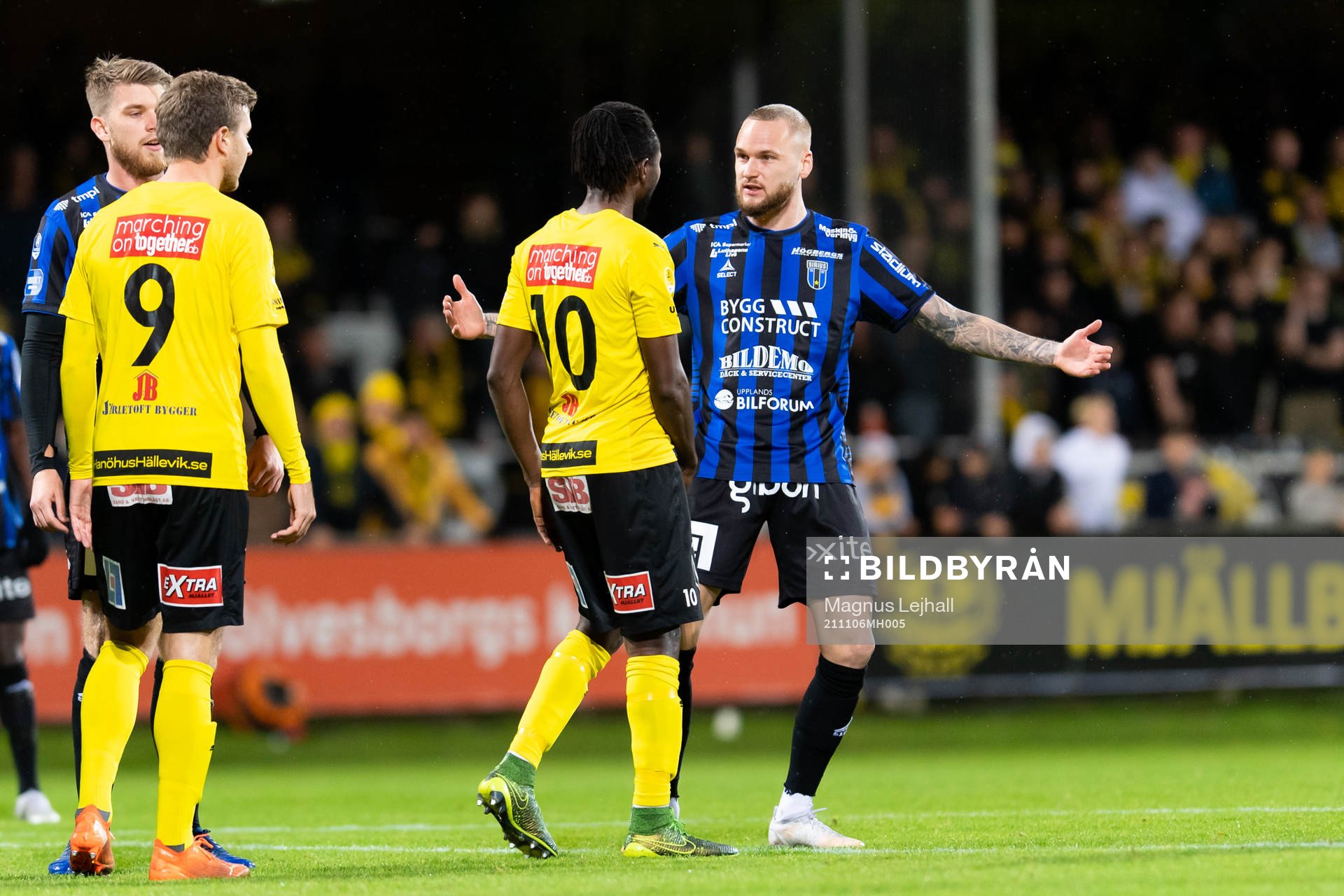 Mjällbys Mamudu Moro och  Sirius Adam Ståhl