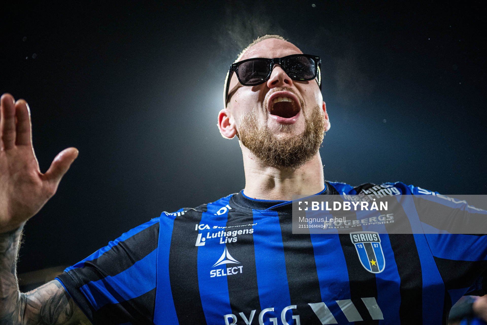 Sirius Adam Ståhl jublar