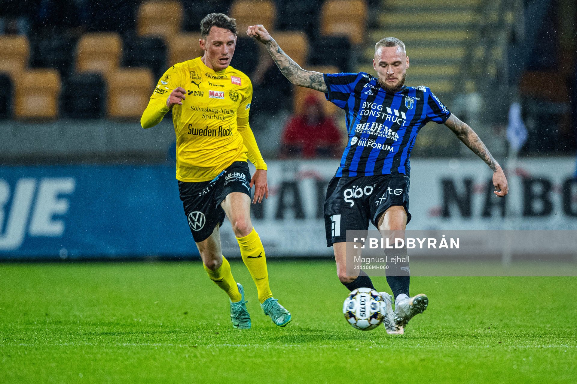 Mjällbys Noah Persson  och Sirius Adam Ståhl