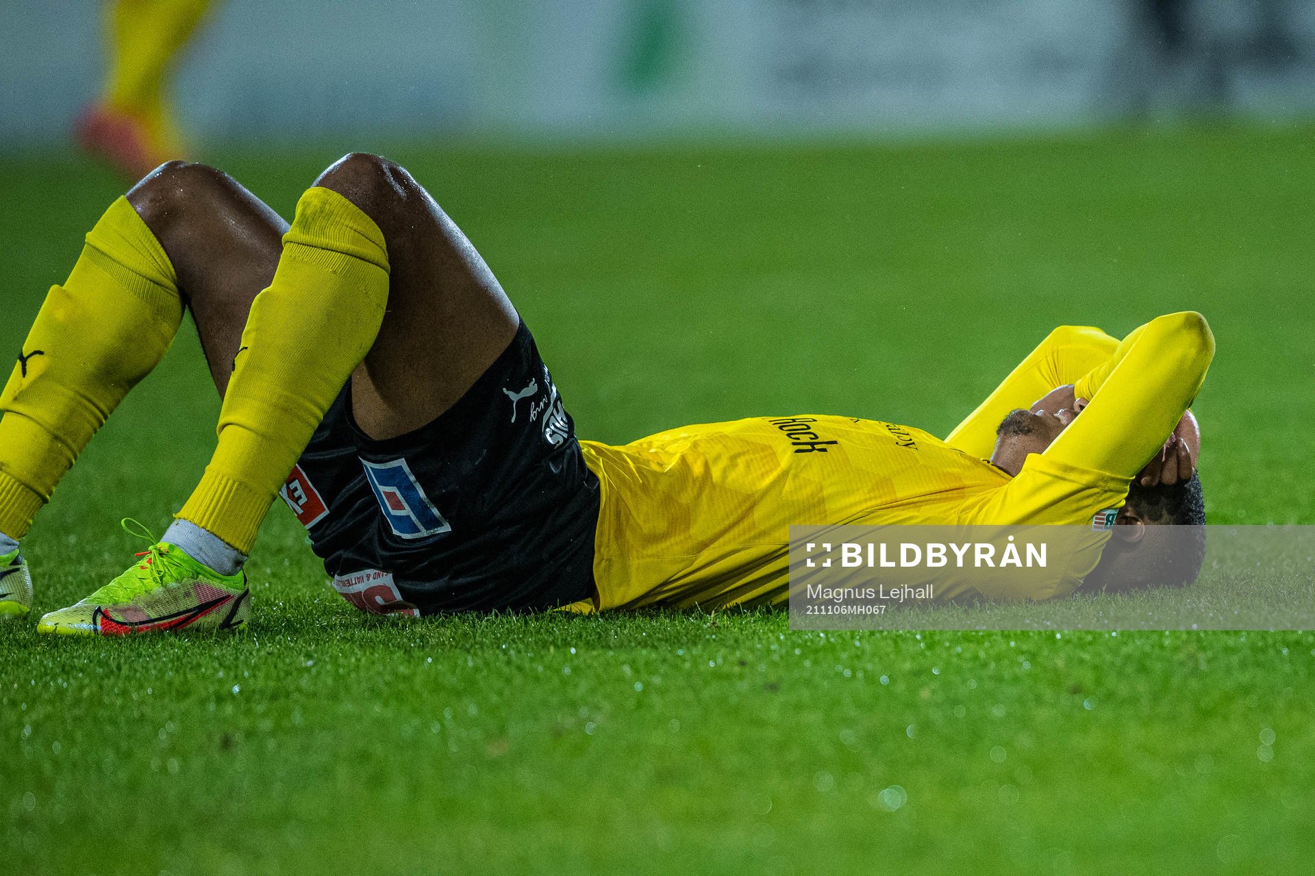 Mjällbys Amin Sarr  deppar