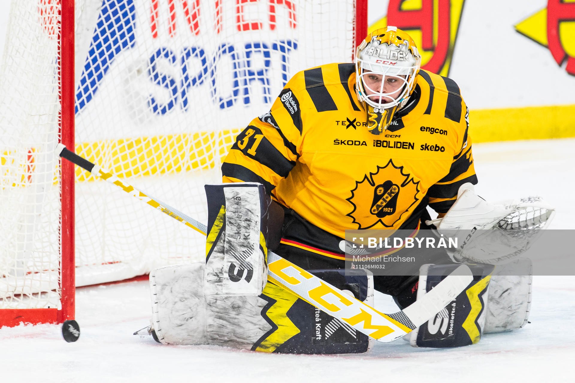 Skellefteås målvakt Strauss Mann