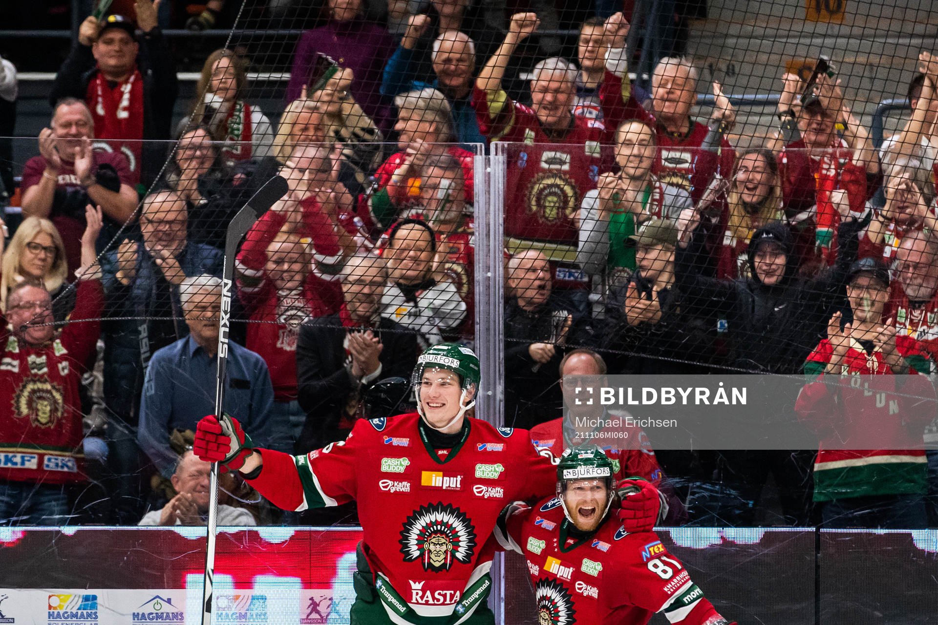 Frölundas Elmer Söderblom jublar