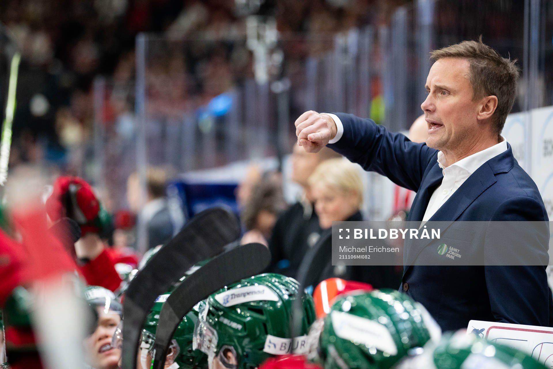 Frölundas tränare Roger Rönnberg