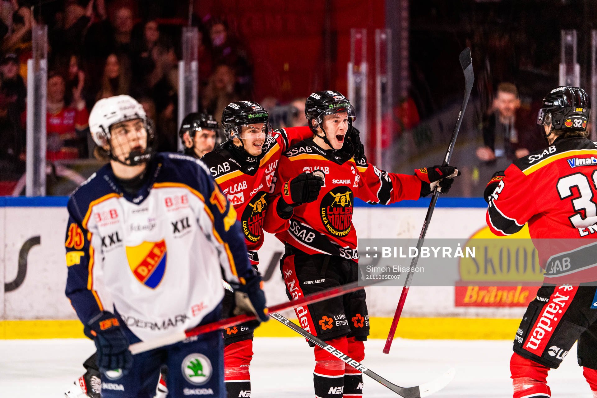 Luleås Pontus Andreasson jublar