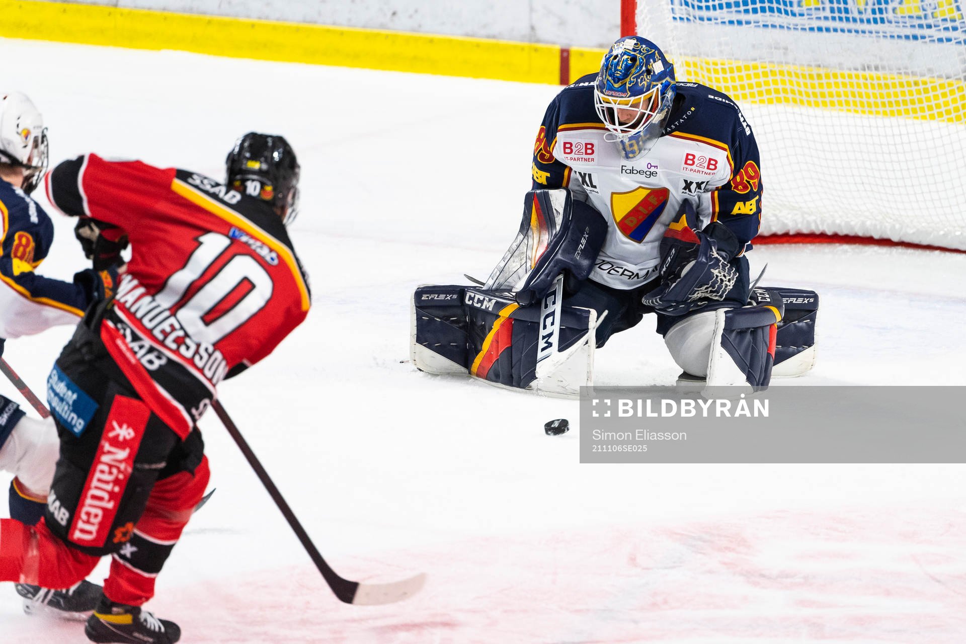 Djurgårdens målvakt Niklas Svedberg