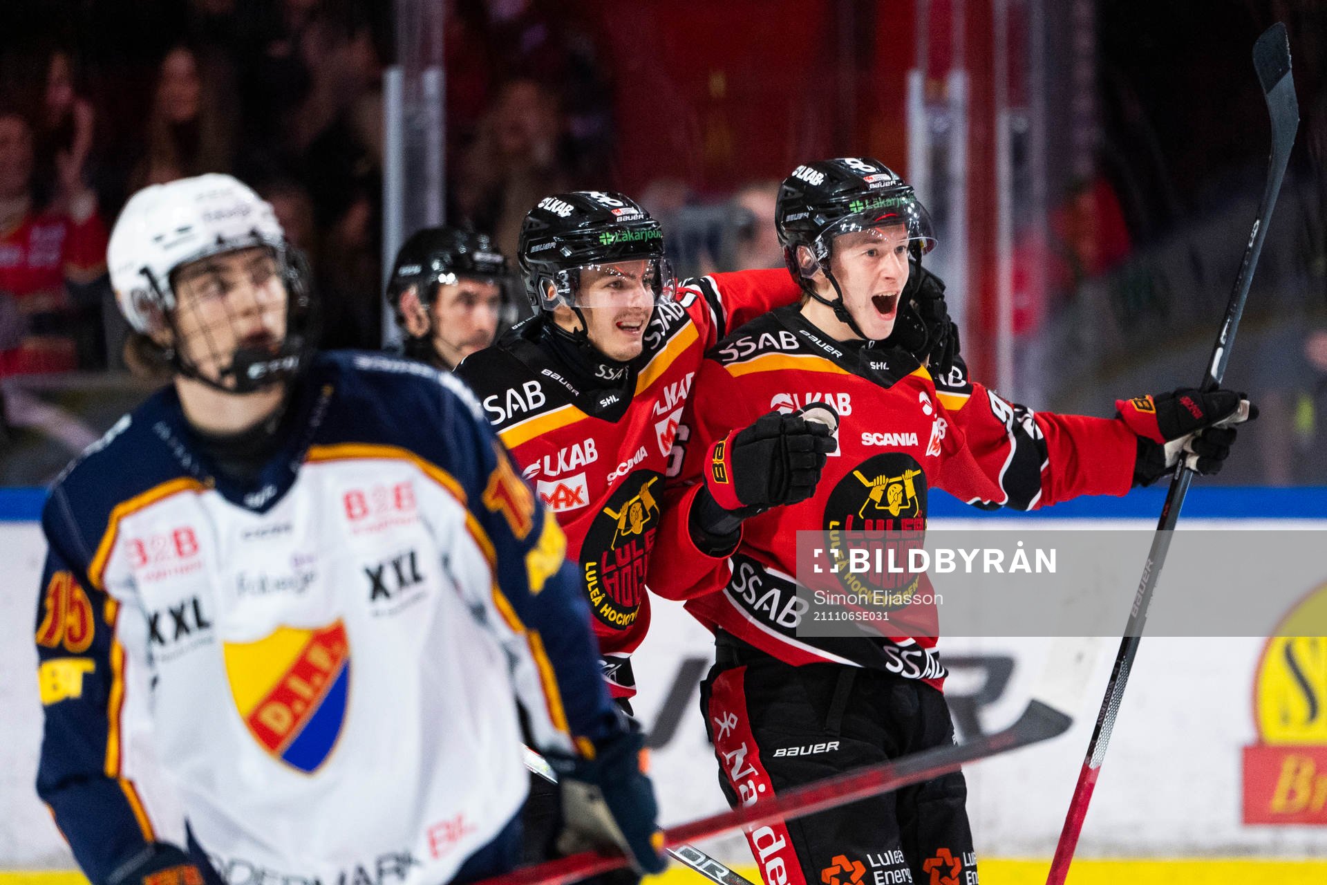 Luleås Pontus Andreasson jublar