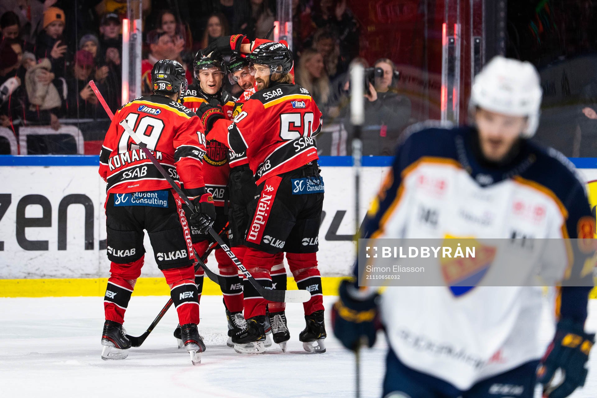 Luleås Pontus Andreasson jublar