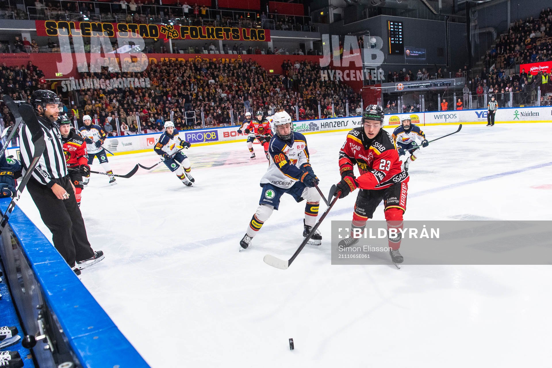 Djurgårdens Jonathan Lekkerimäki och Luleås Olli