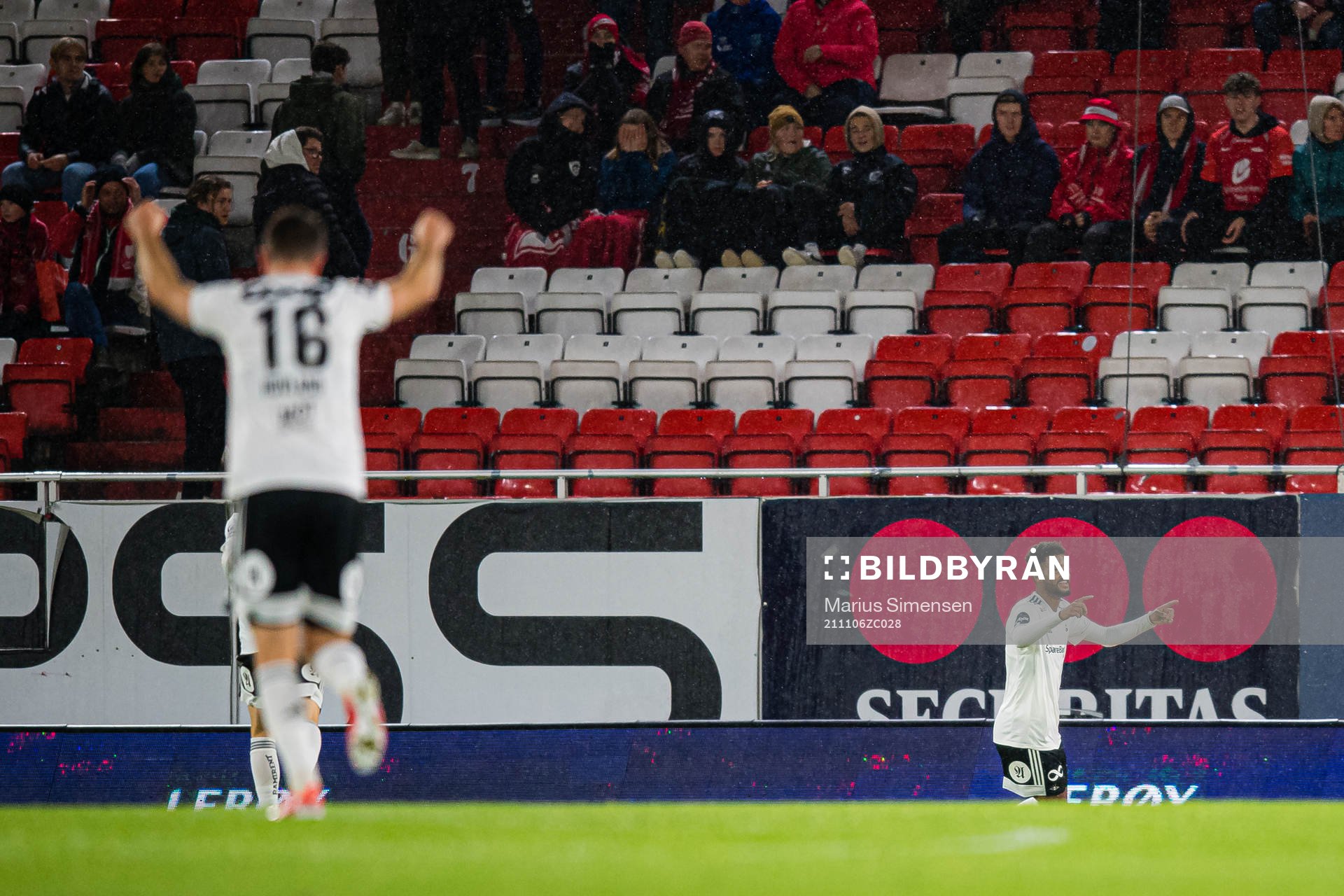 Emil Konradsen Ceide of Rosenborg celebrates