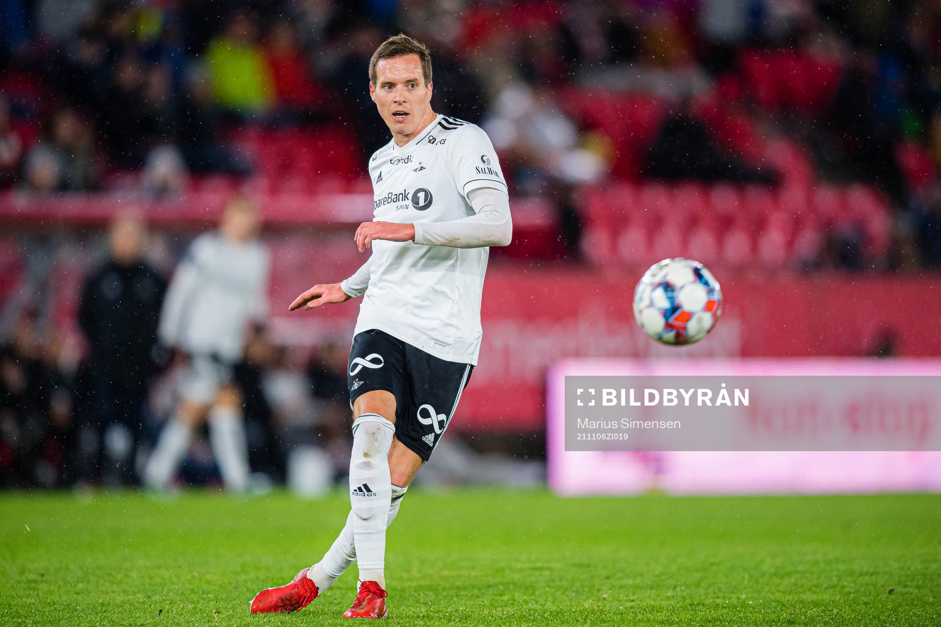 Anders Ågnes Konradsen of Rosenborg during the Eliteserien match between Brann and rosenborg on November 6, 2021 in Bergen.