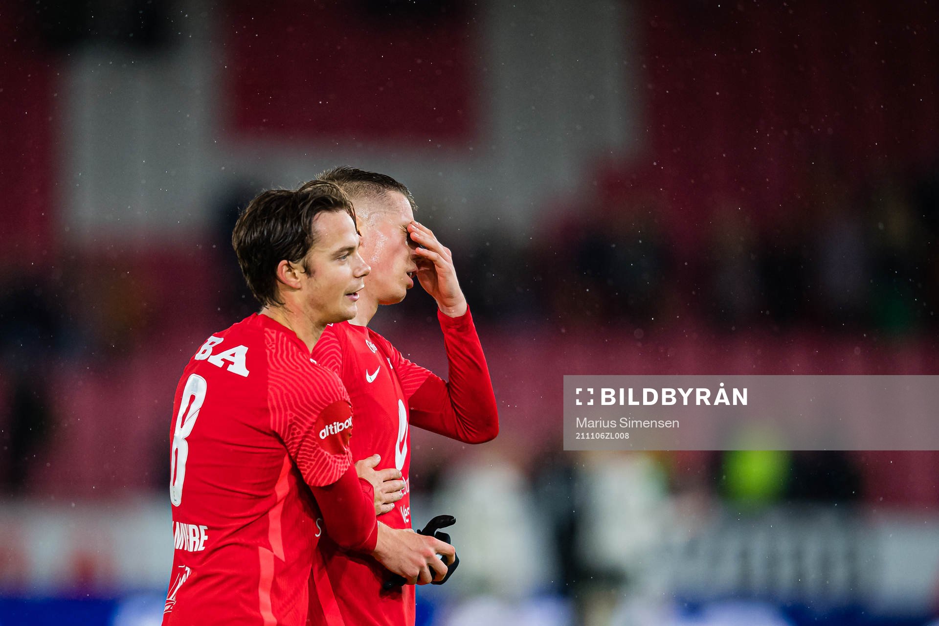 Felix Horn Myhre and Robert Thomas Taylor of Brann looks