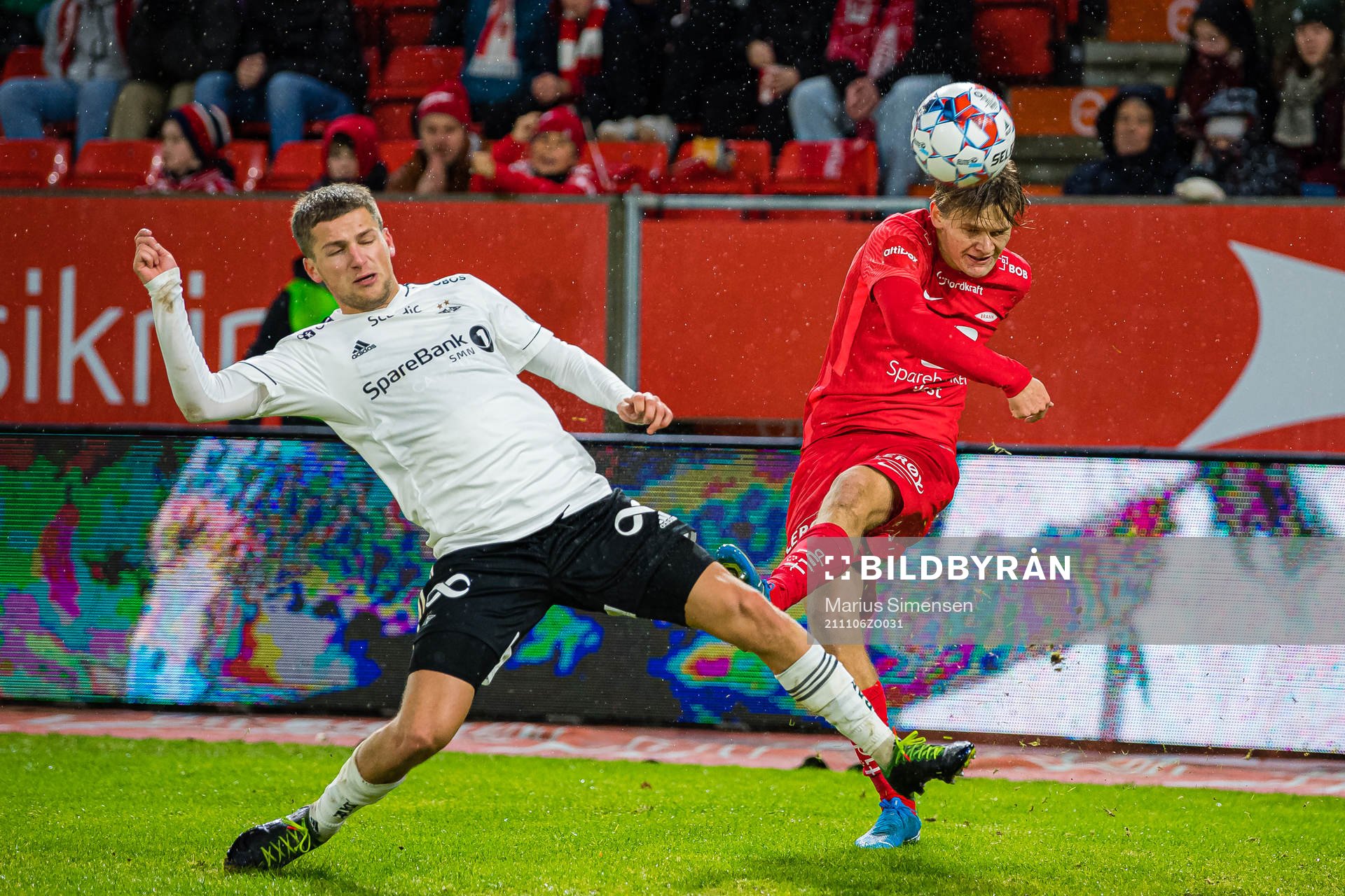 Carl Johan Holse Justesen of Rosenborg and David Møller